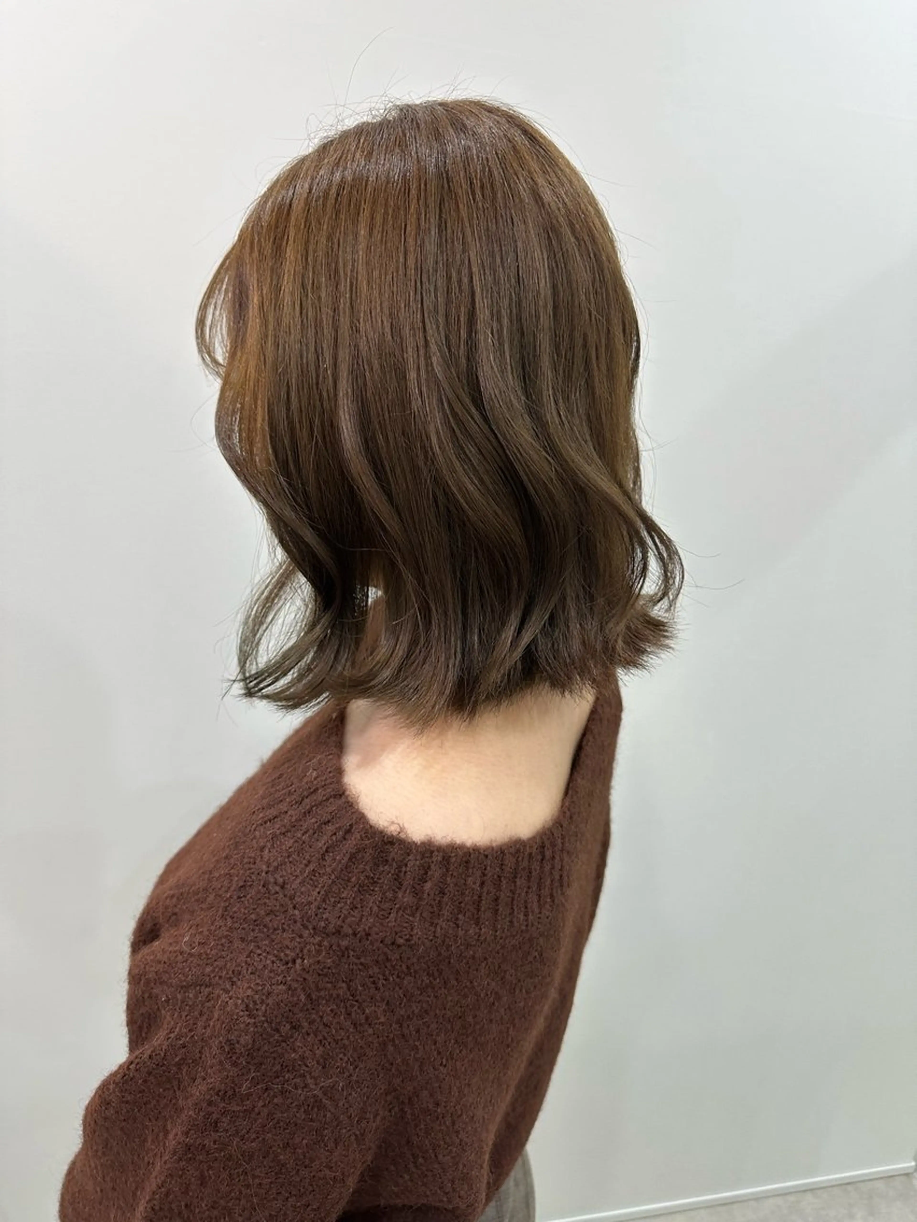 ミディアム カラー ヘアカラー トリートメント ヘアセット/艶カラー 💐nao.のヘアスタイル