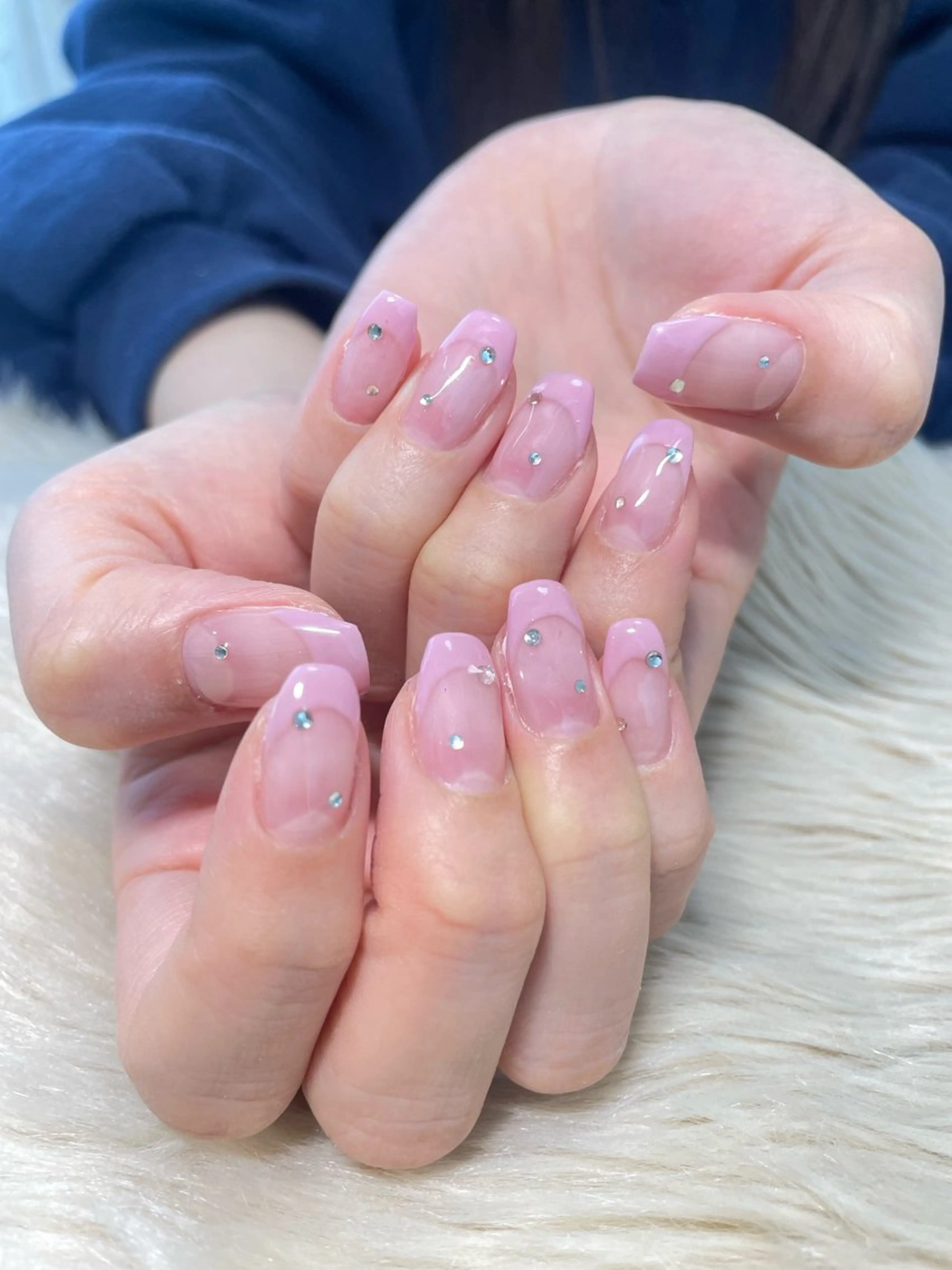 ネイル フレンチネイル はるひな ねいるのネイルデザイン