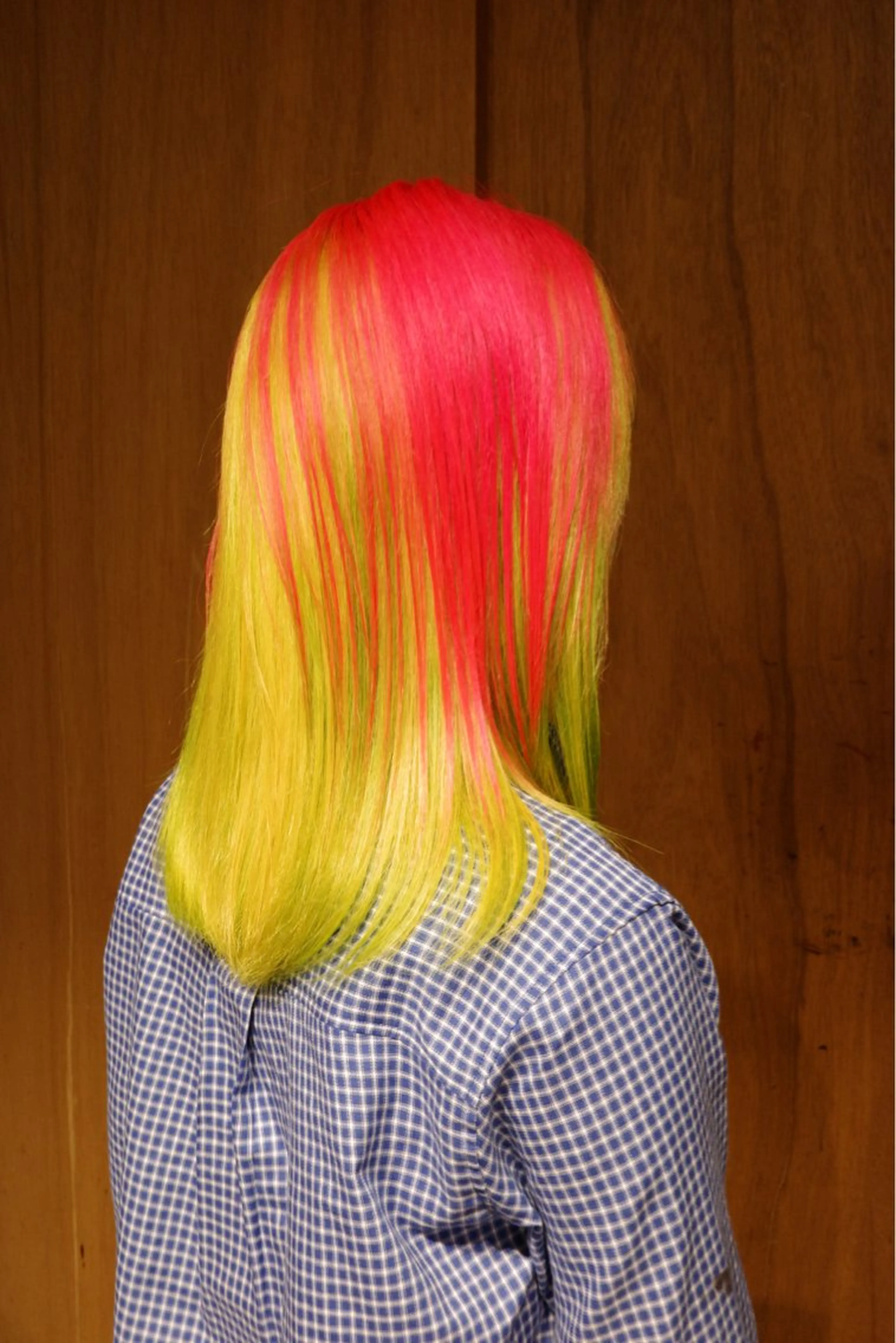 セミロング ヘアカラー ohasi yunaのヘアスタイル