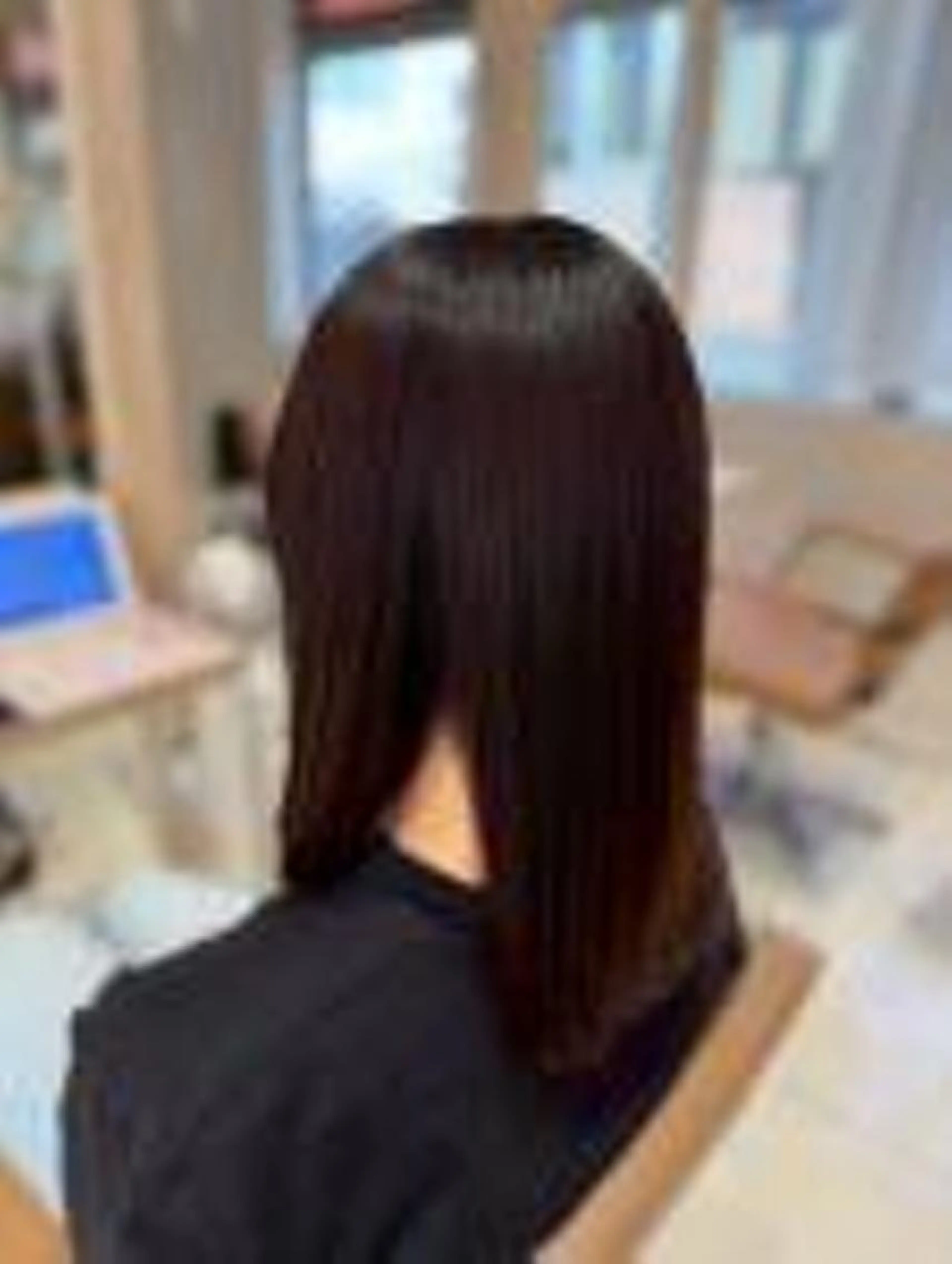 カット+髪質改善ケアカラー+トリートメント ￥7000の写真