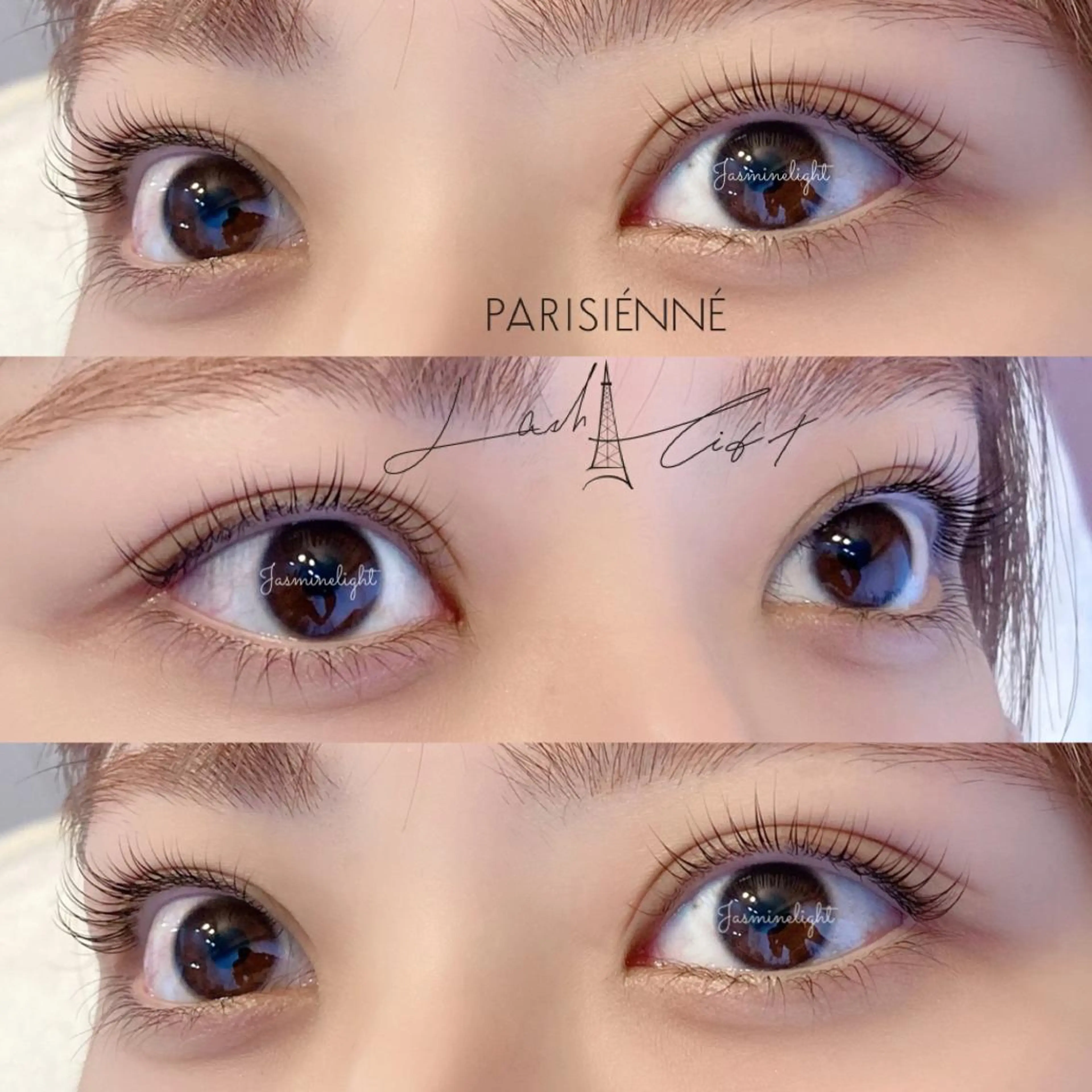 マツエク・マツパ パリジェンヌラッシュリフト Jasmine lightのマツエク・マツパデザイン