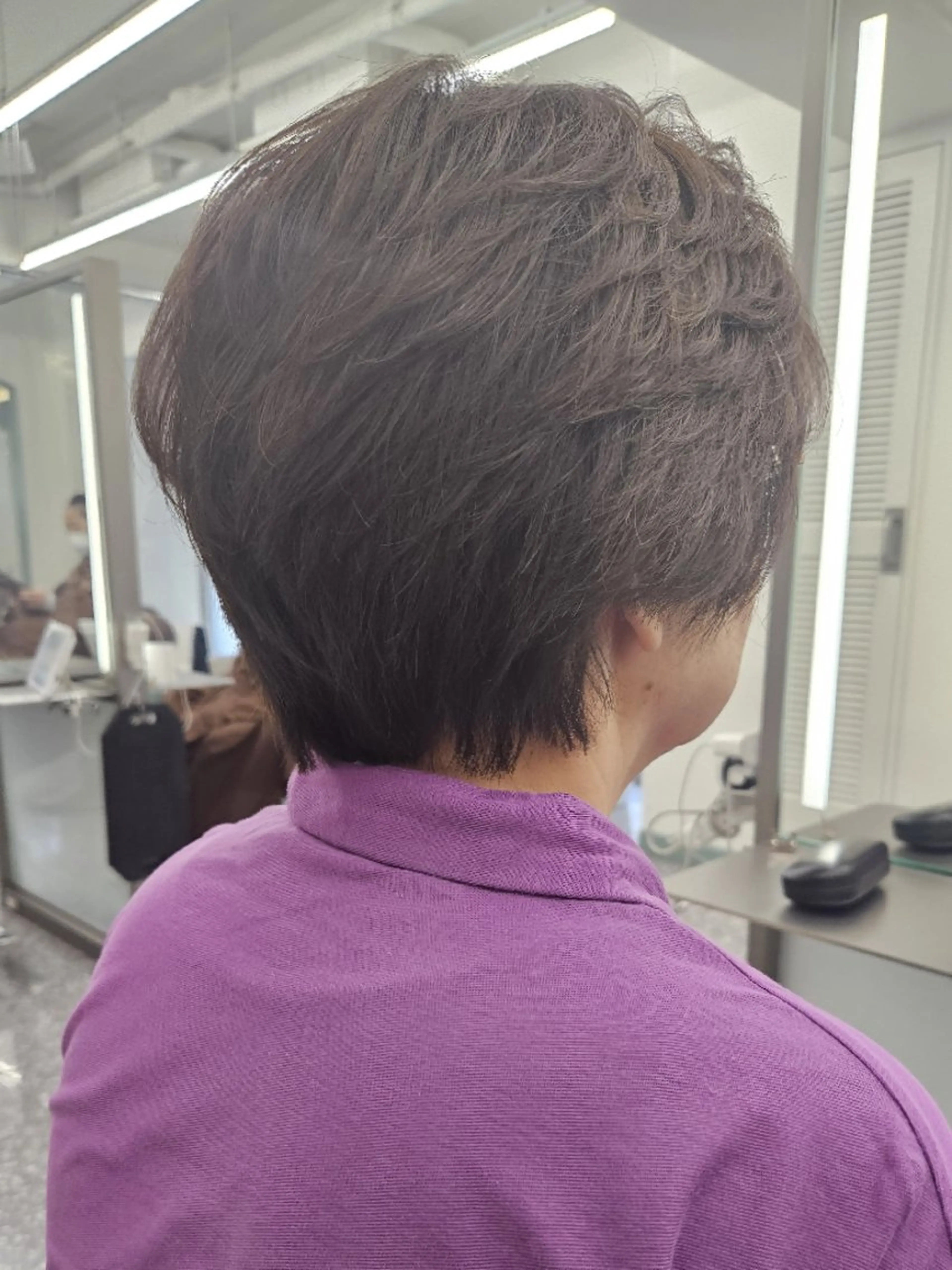 ショート ミセス ショートヘア あいだ🐼ミニモ 限定クーポン掲載中のヘアスタイル