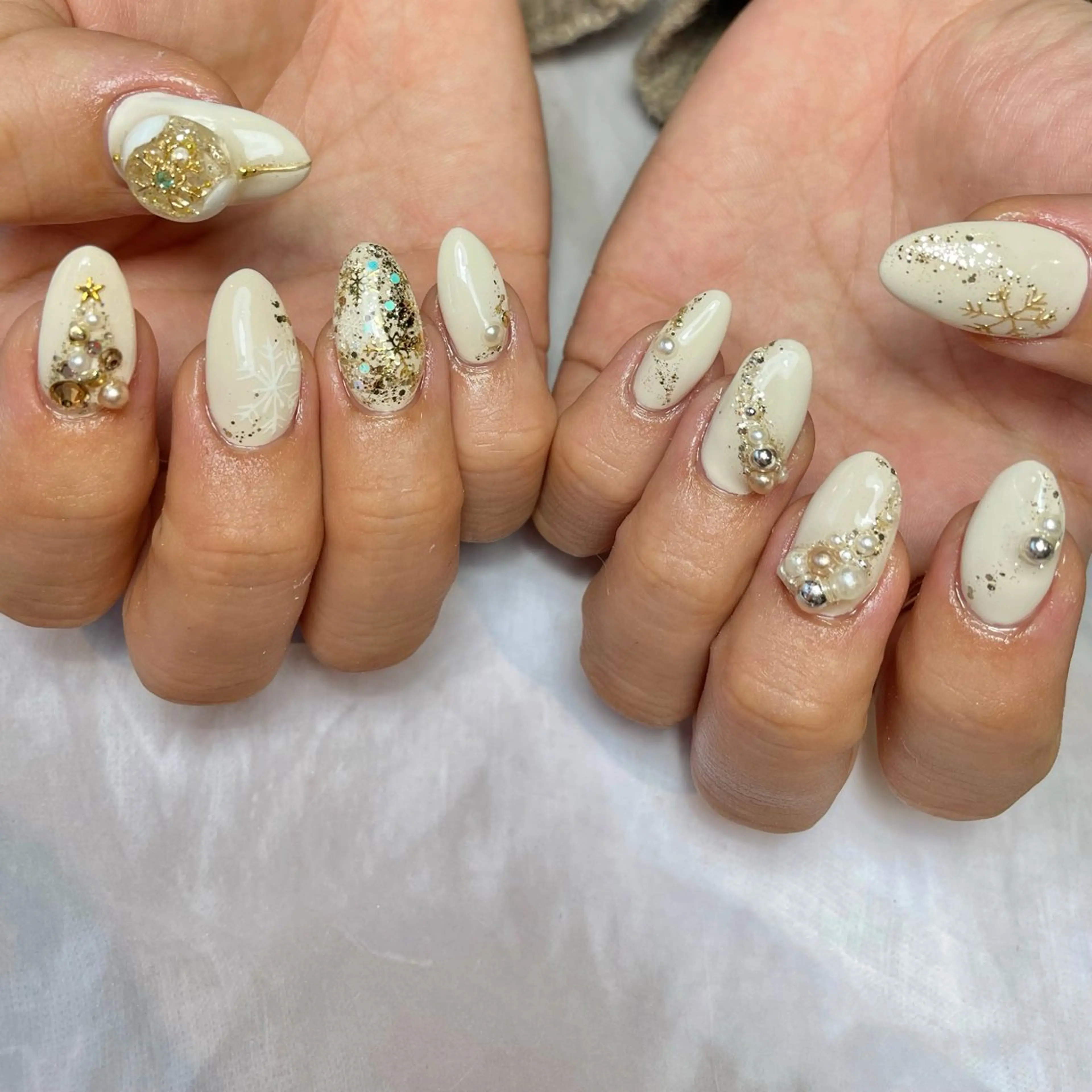 ネイル キラキラネイル ハンドネイル Reflection marikoのネイルデザイン