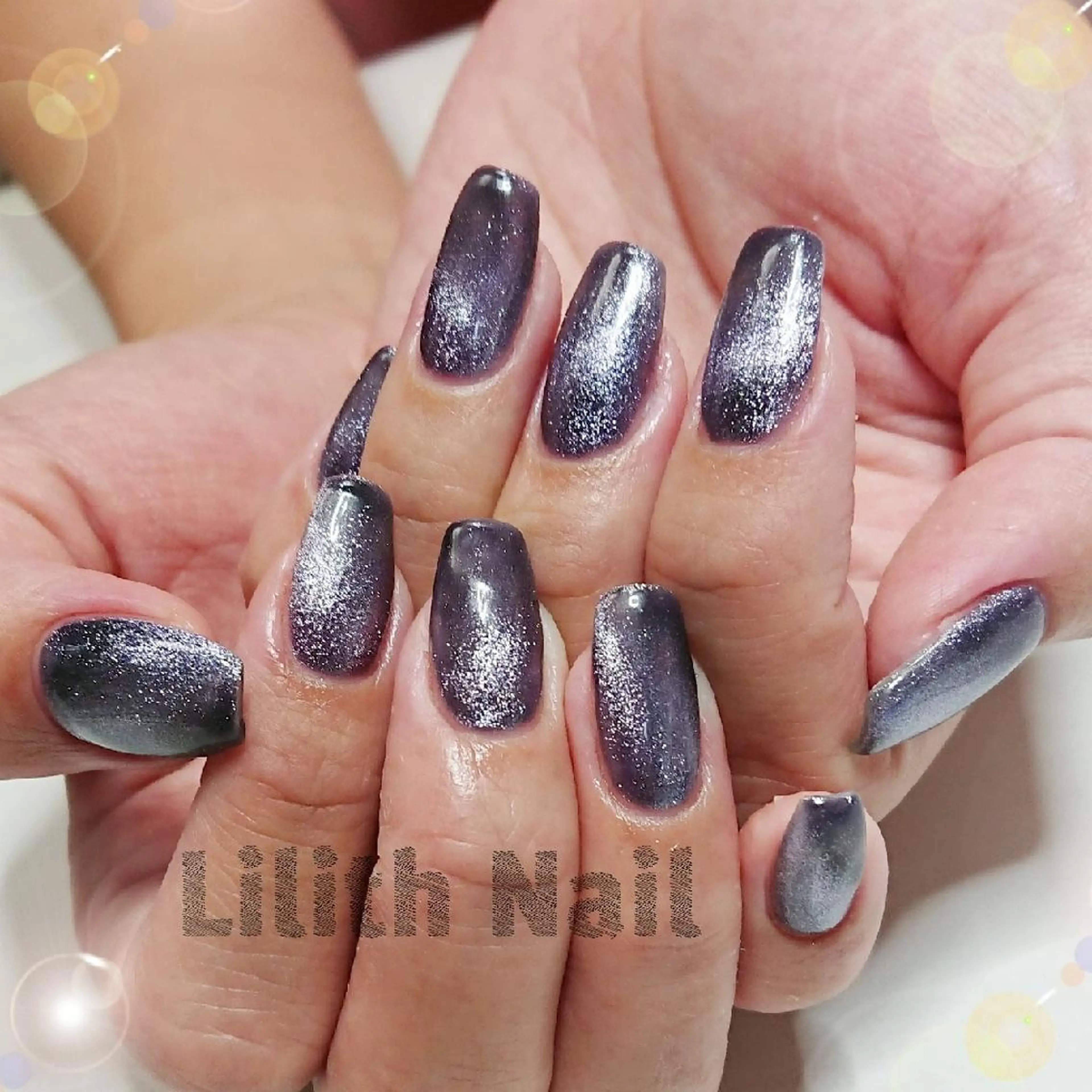 ネイル マグネットネイル ハンドネイル Lilith Nailのネイルデザイン