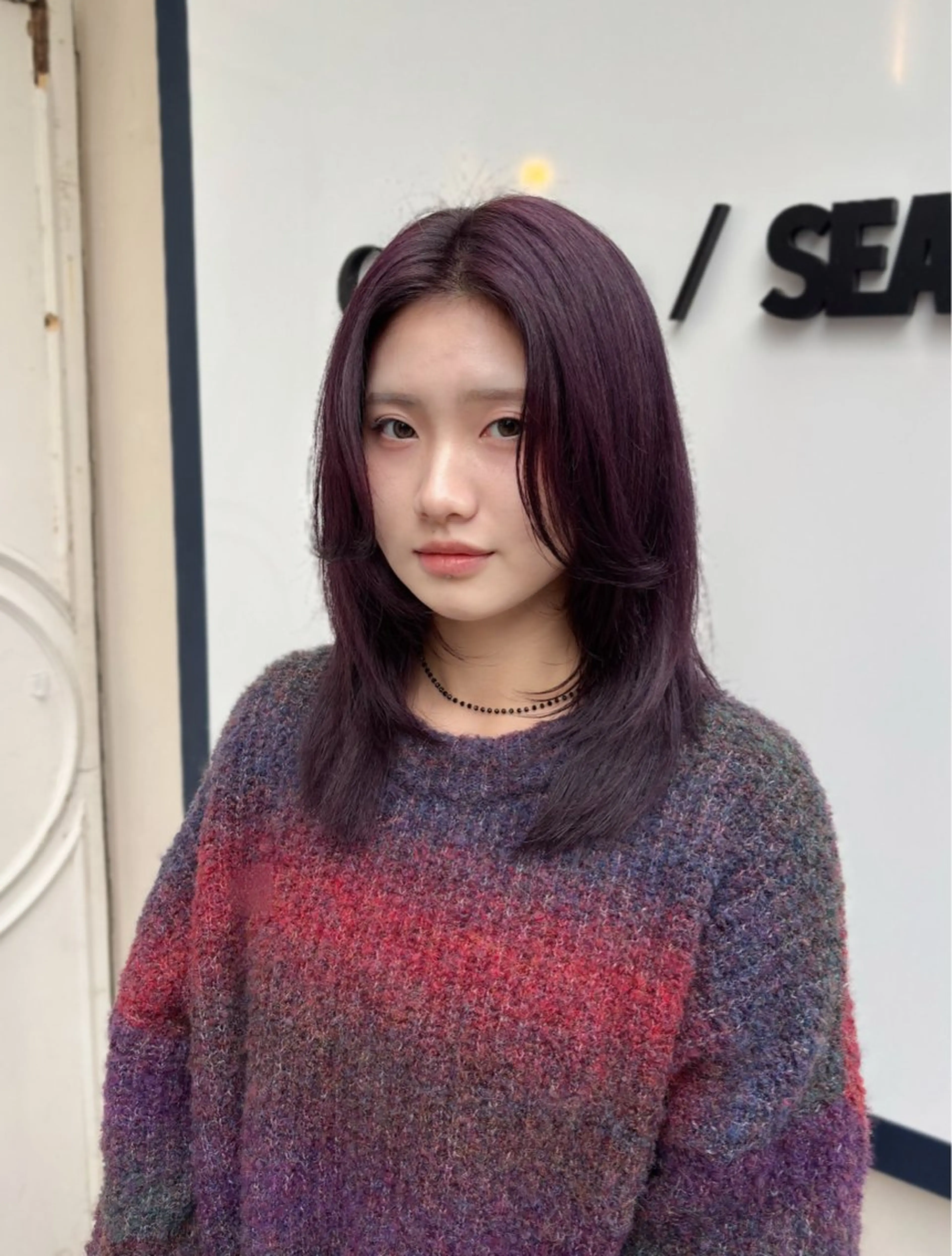 セミロング カラー ヘアカラー トリートメント 表参道/ブリーチ /レイヤー/yuiのヘアスタイル