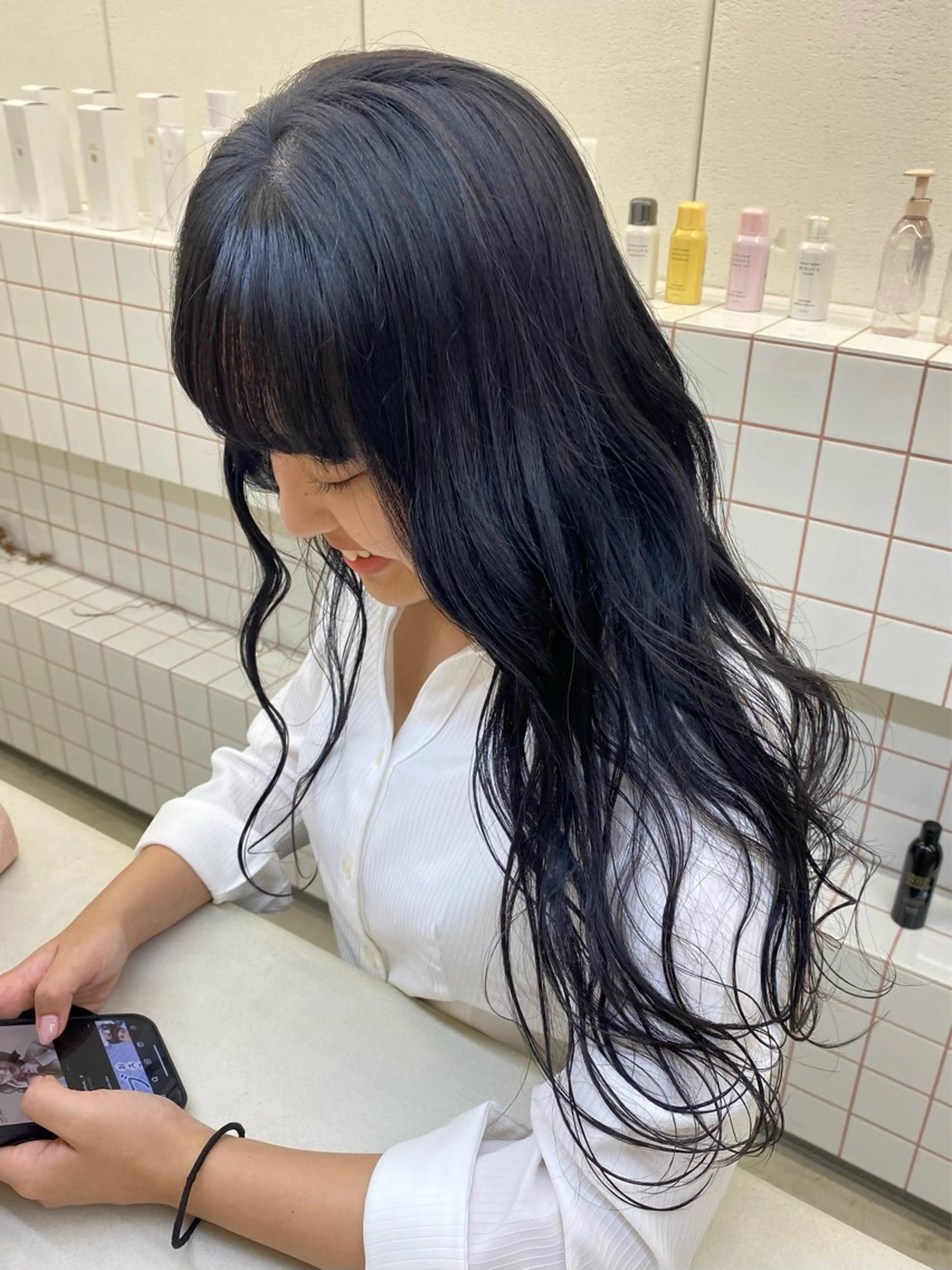 ロング NIKO/名古屋/ 伏見/花屋併設のヘアスタイル