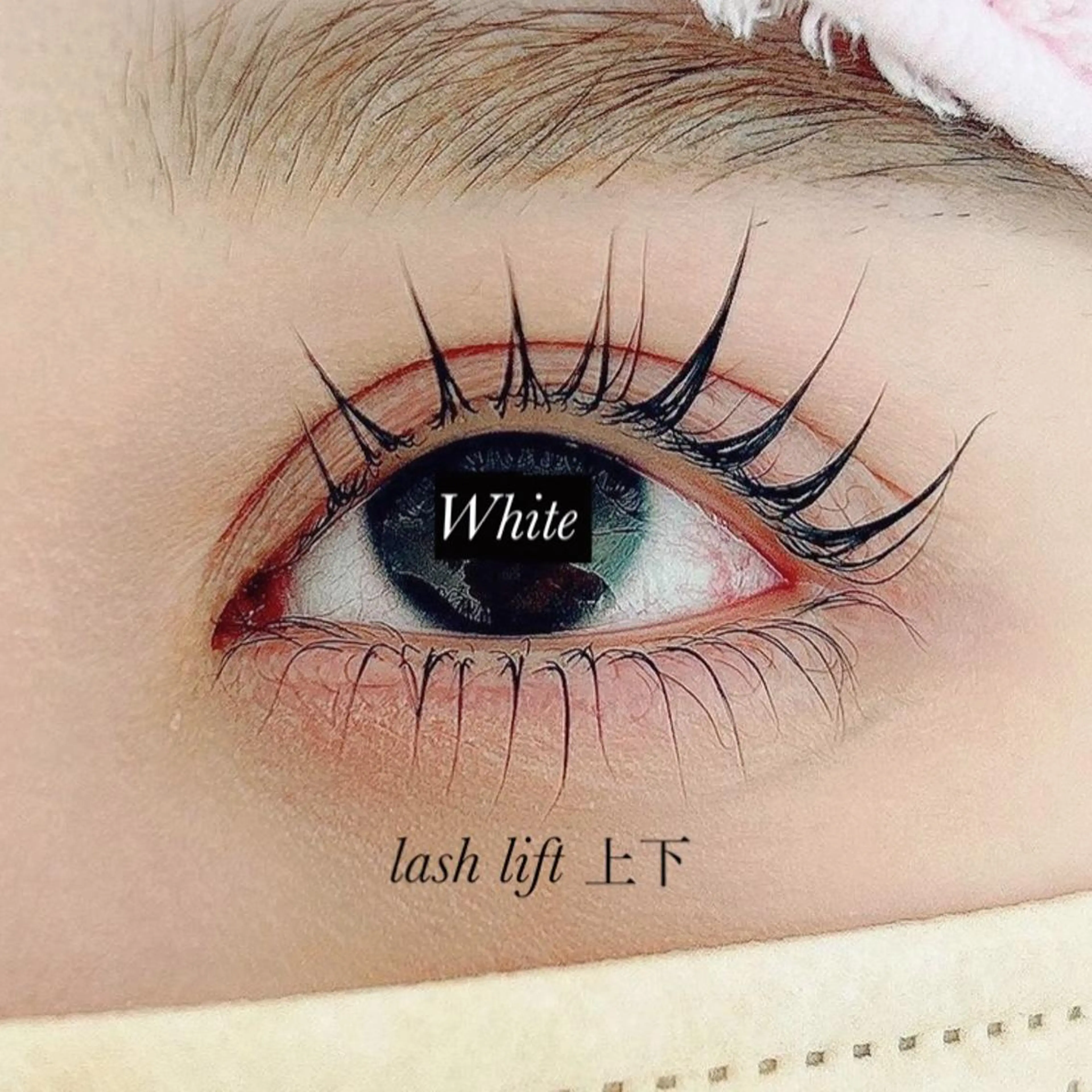 マツエク・マツパ White/マツエク /まつパ/耳つぼのマツエク・マツパデザイン