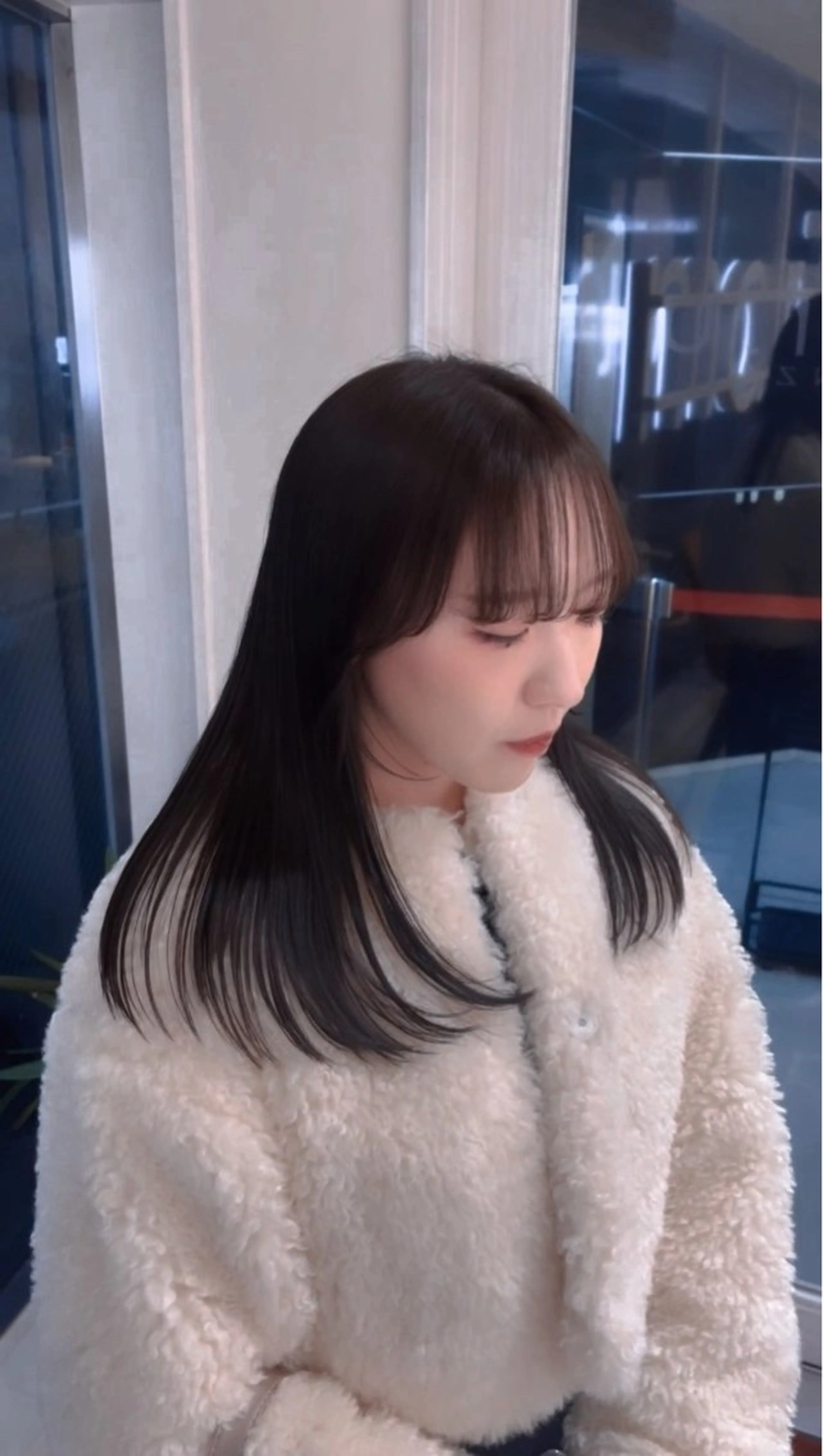 ロング カラー ケアカラー グレージュ 髪質改善 韓国風ヘア 💖大人韓国ヘア💖 韓国艶カラー【銀座】のヘアスタイル