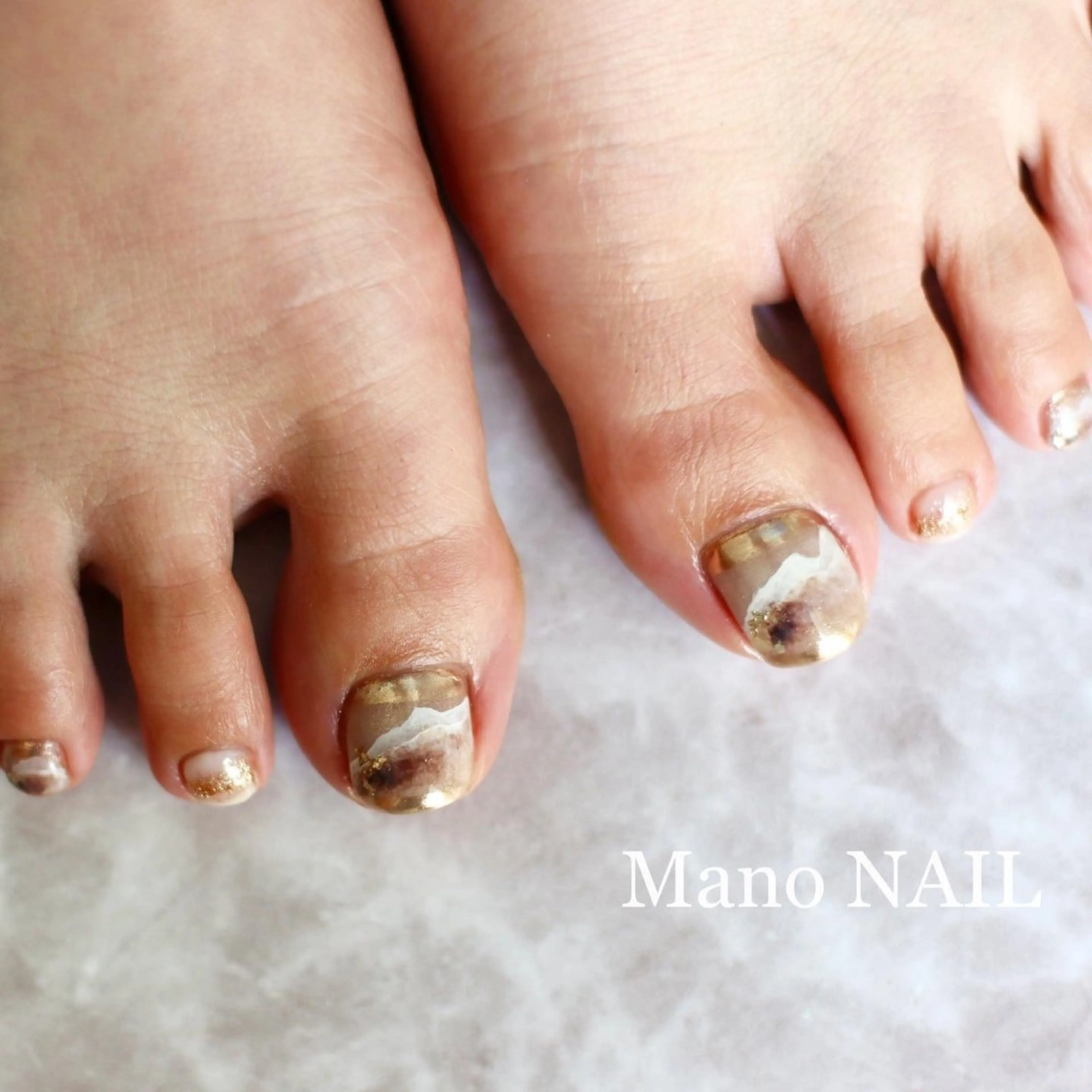 ネイル フットネイル Mano NAILのネイルデザイン