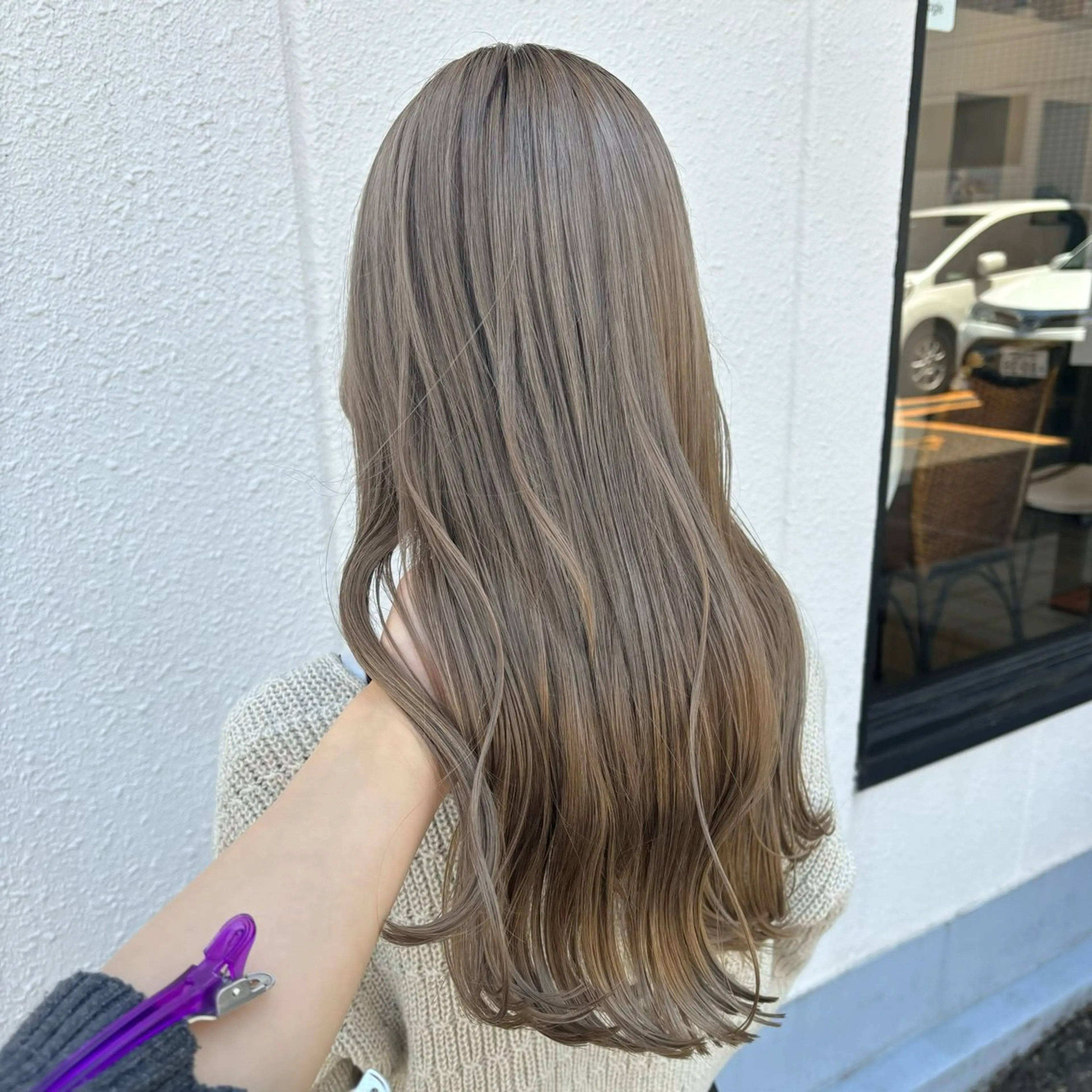 ロング ヘアカラー 🎀ハイトーン/ 艶カラー/夕月🎀のヘアスタイル