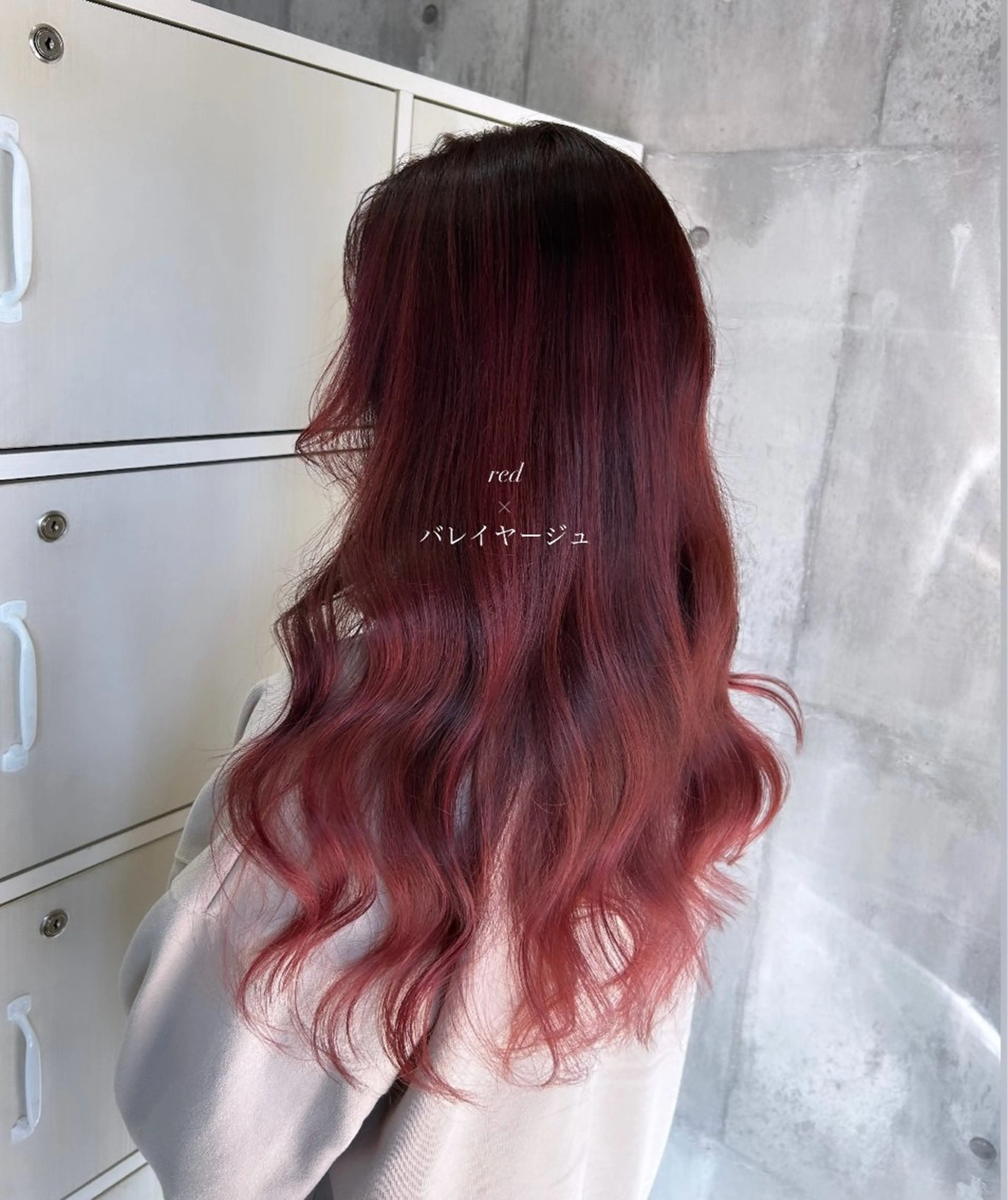 セミロング カラー ヘアアレンジ バレイヤージュ レイヤーカット ヘアカラー 最新艶髪トレンド¦ ヘア¦miyu🐒♡のヘアスタイル