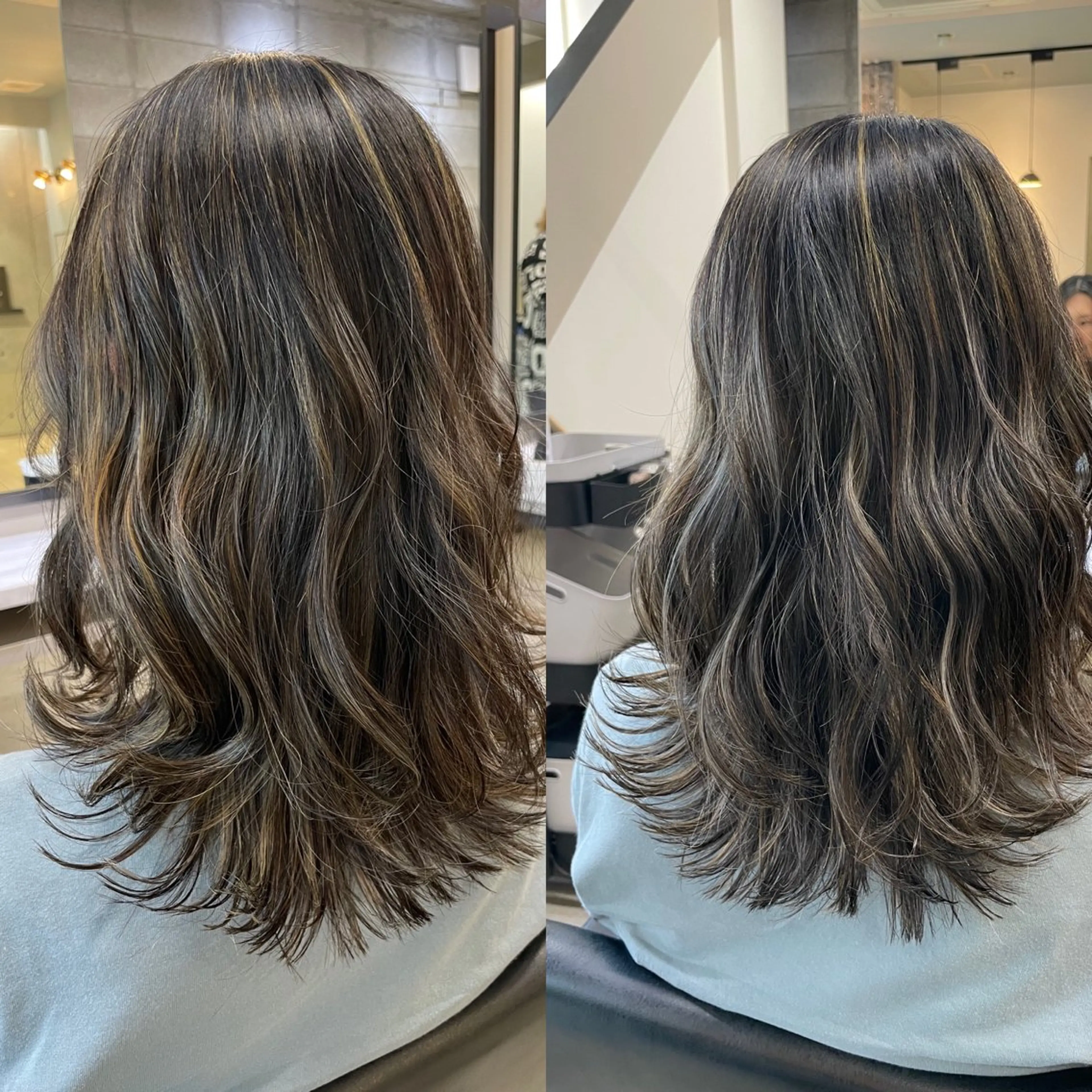 ロング カット ヘアカラー トリートメント 加藤 泰輔のヘアスタイル