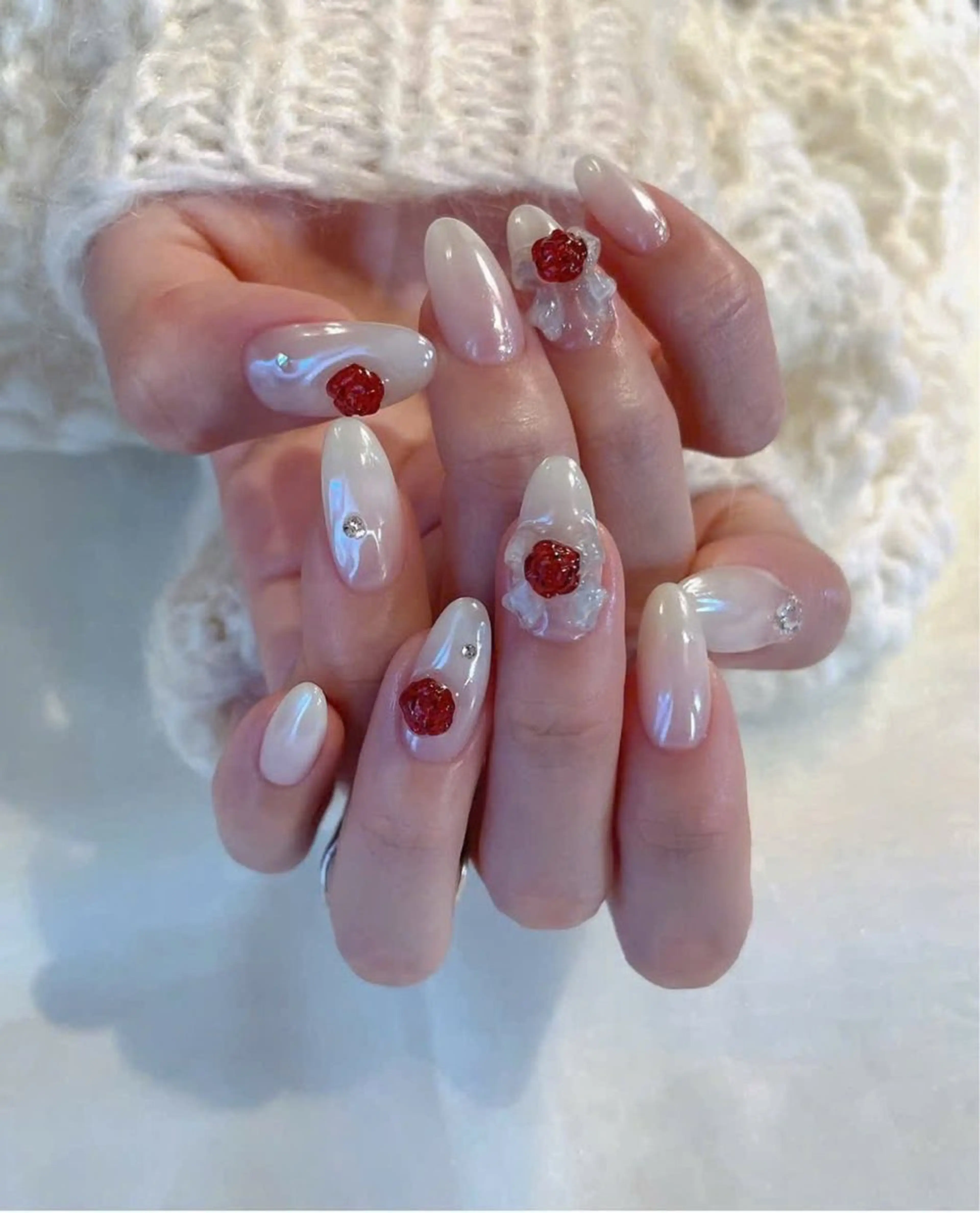 ネイル ミラーネイル Lyna 池袋のネイルデザイン