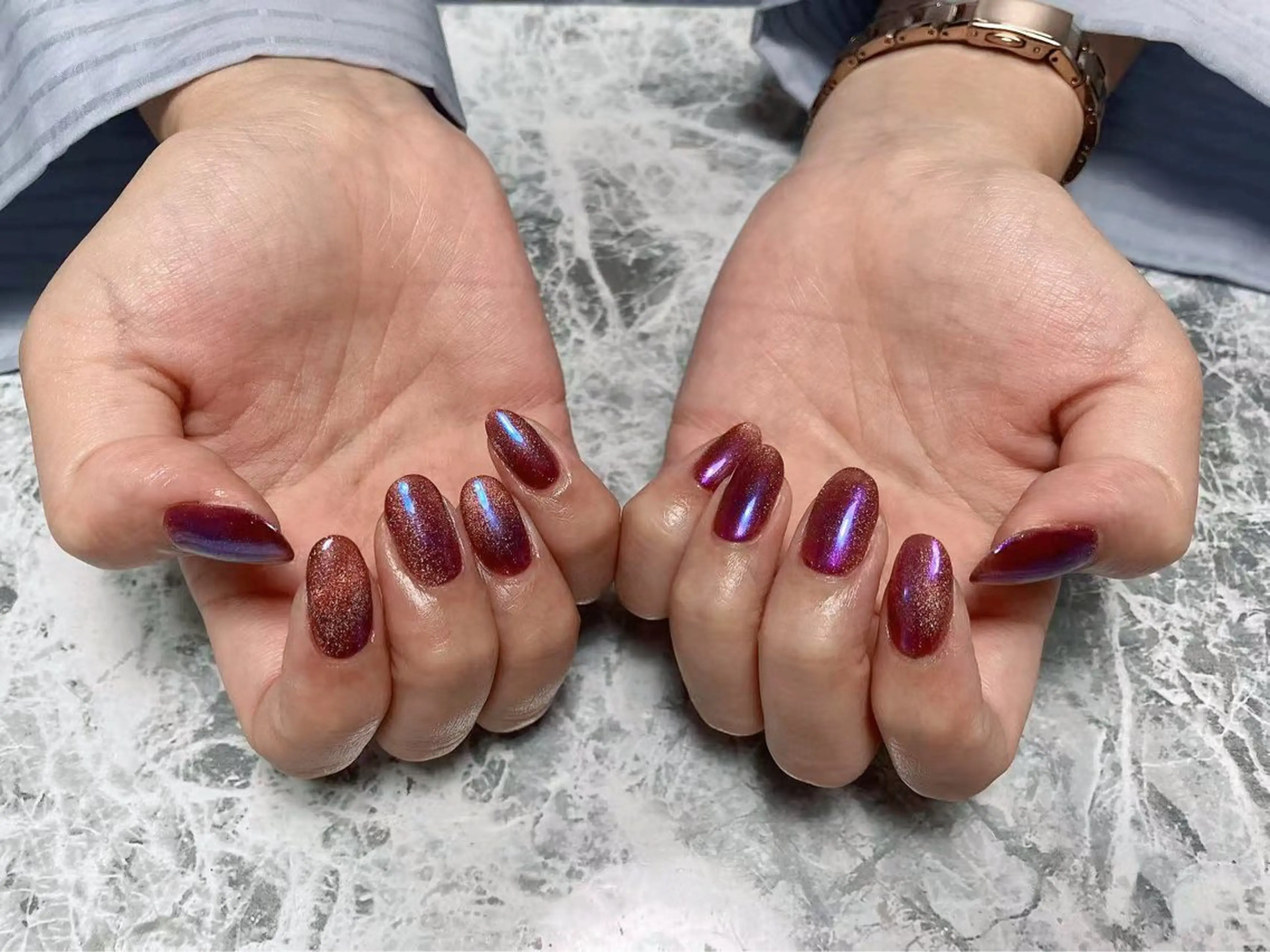 ネイル アートネイル フレンチネイル ジェルネイル グラデーション 韓国ネイル 久保田 マリコのネイルデザイン