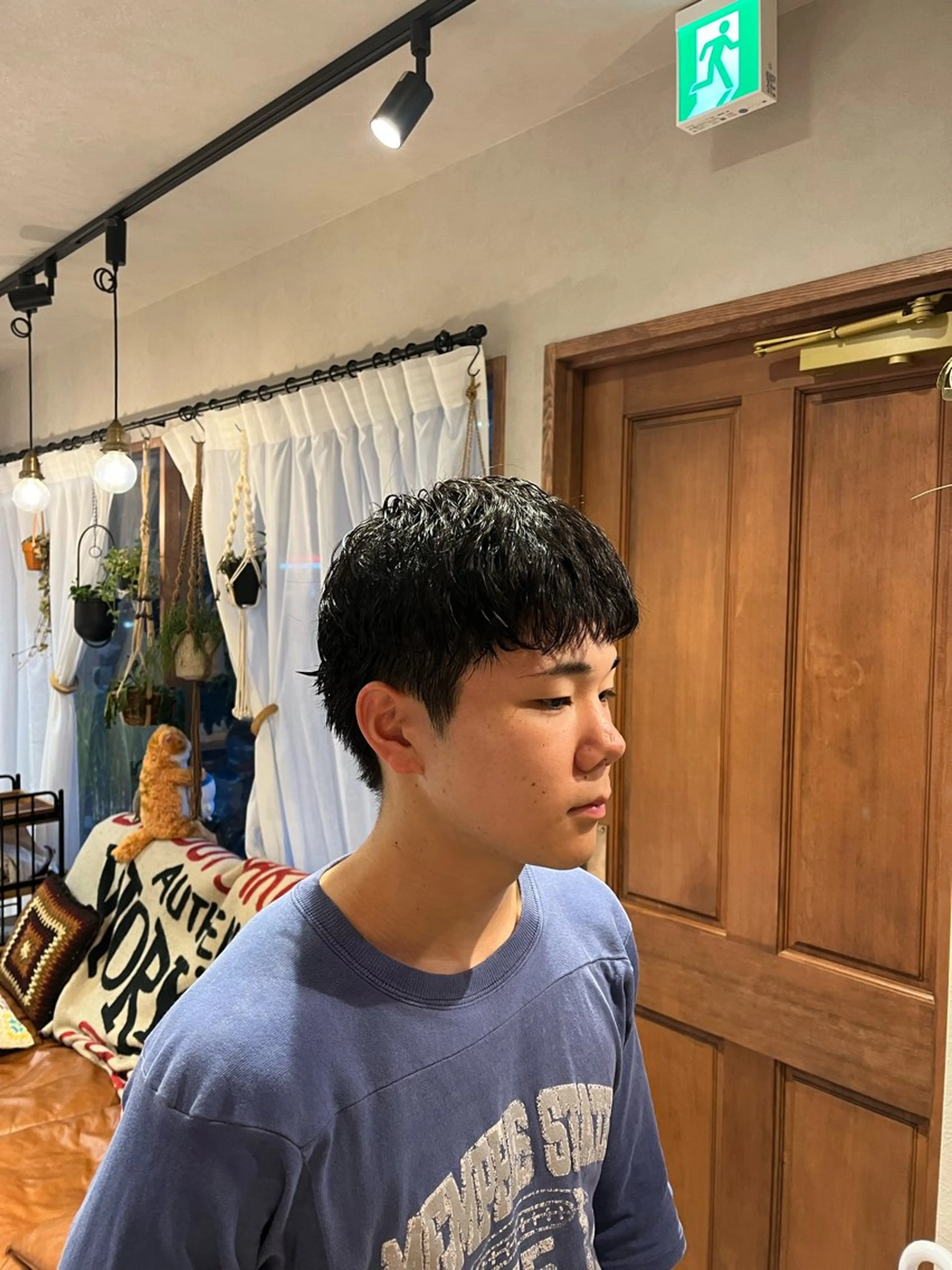 ショート パーマ メンズ Lamp所属・🌀メンズパーマ🌀 🐏丸山祐宇🐏のヘアスタイル