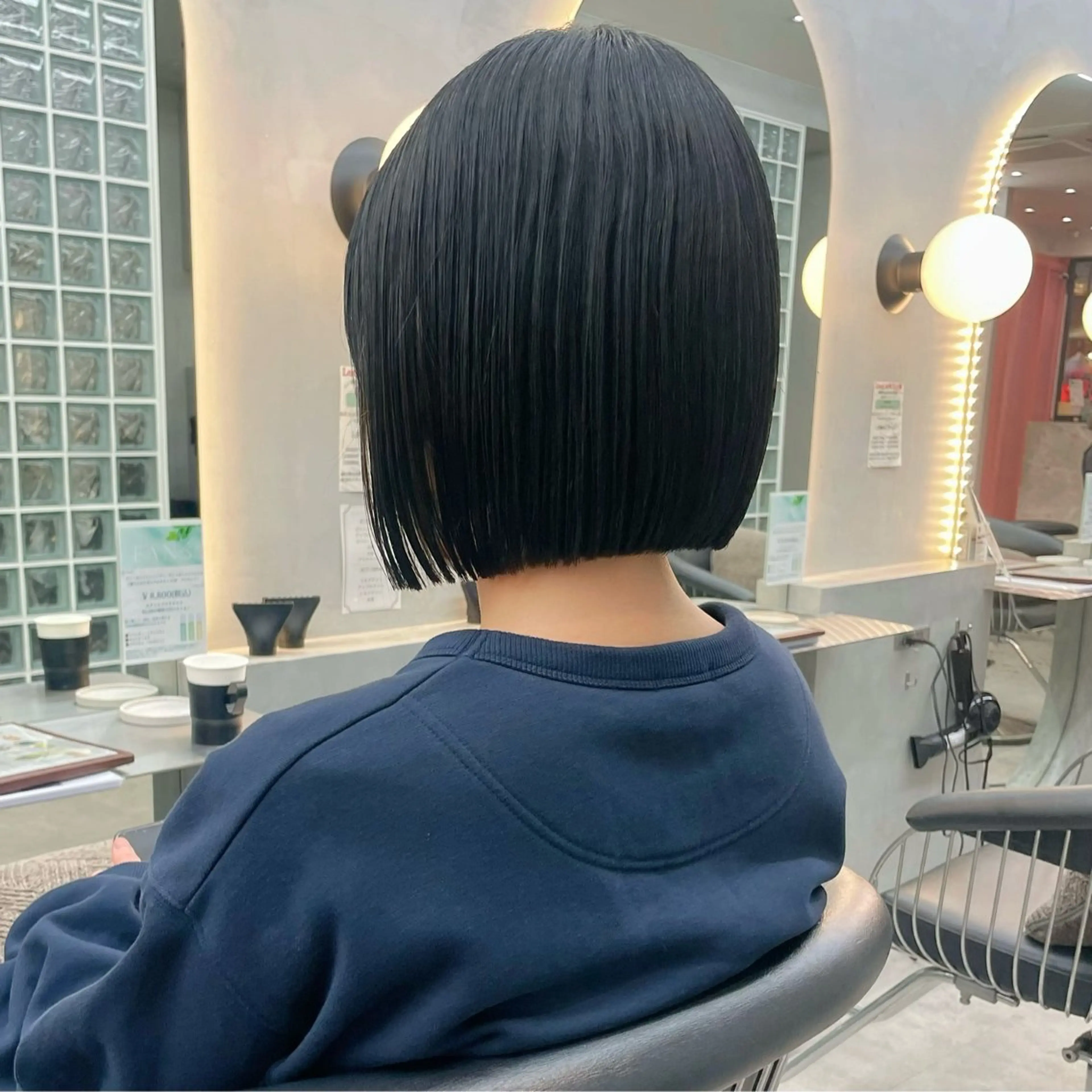 ショート Misaki /ボブ/縮毛矯正のヘアスタイル