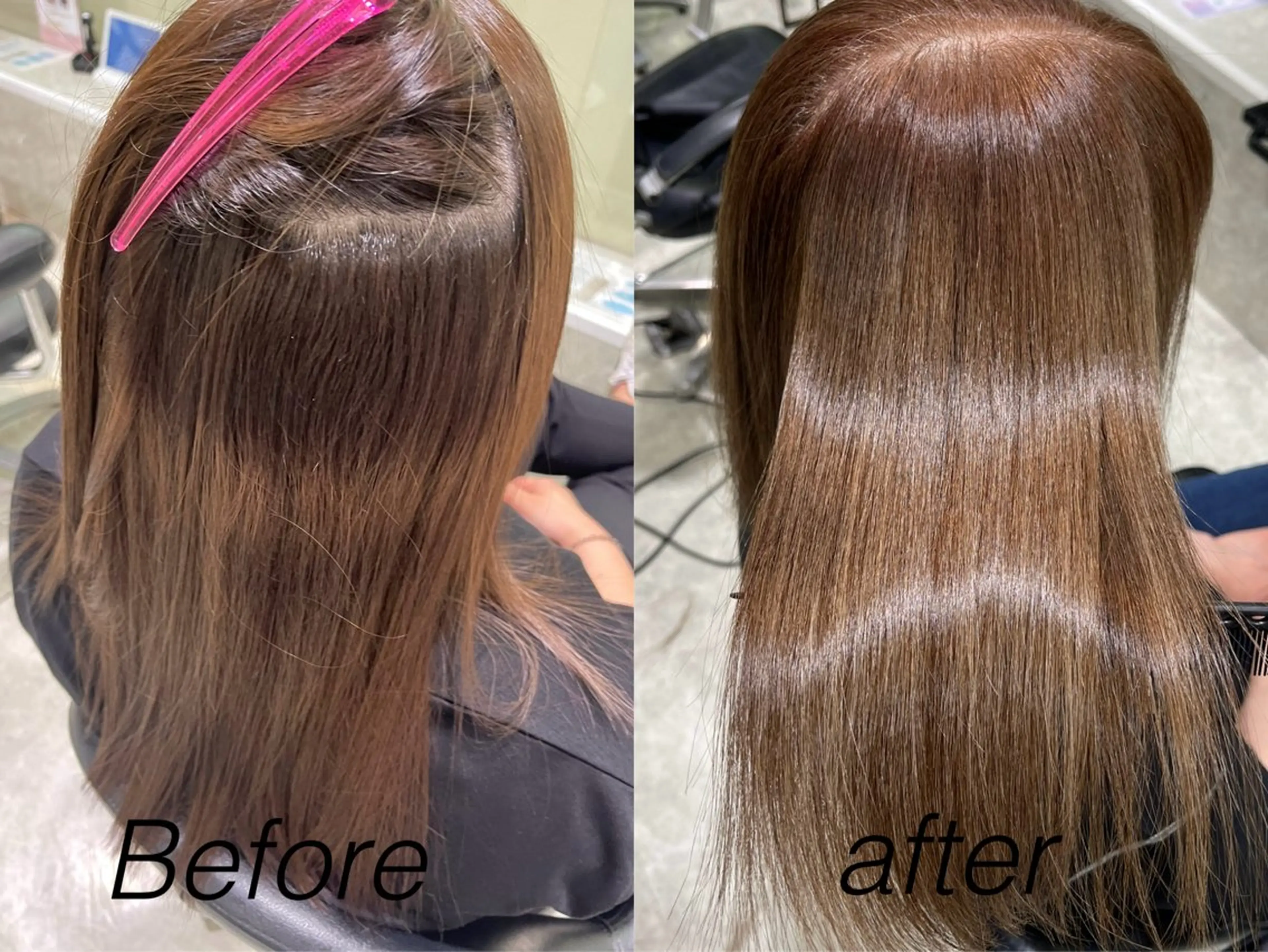 【ブリーチ毛限定】酸性矯正＋カット＋Aujuaトリートメントの写真
