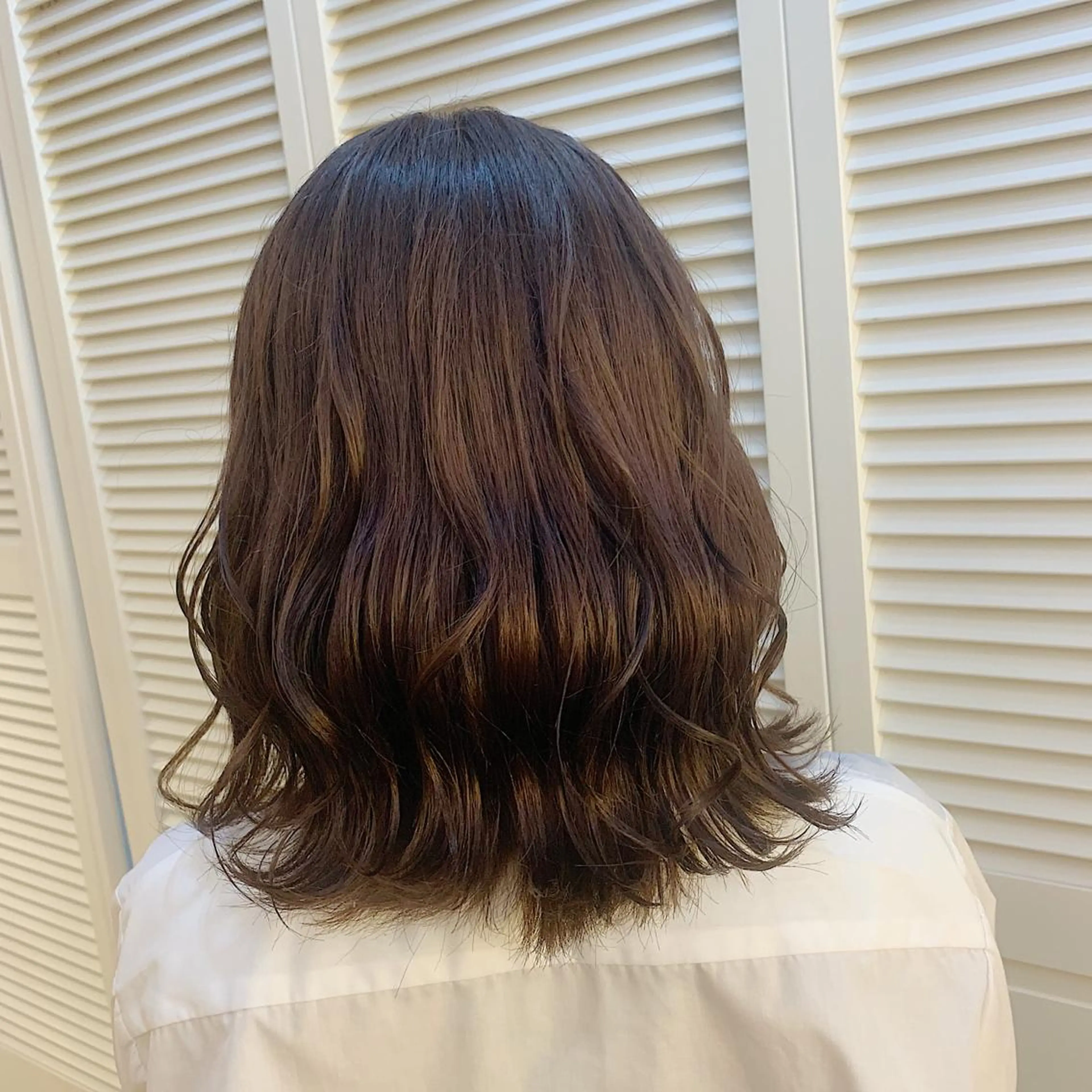 ミディアム カラー グレージュ GO TODAY SHAiRE SALON 町田店所属・🫧大森 知夏🫧のヘアスタイル