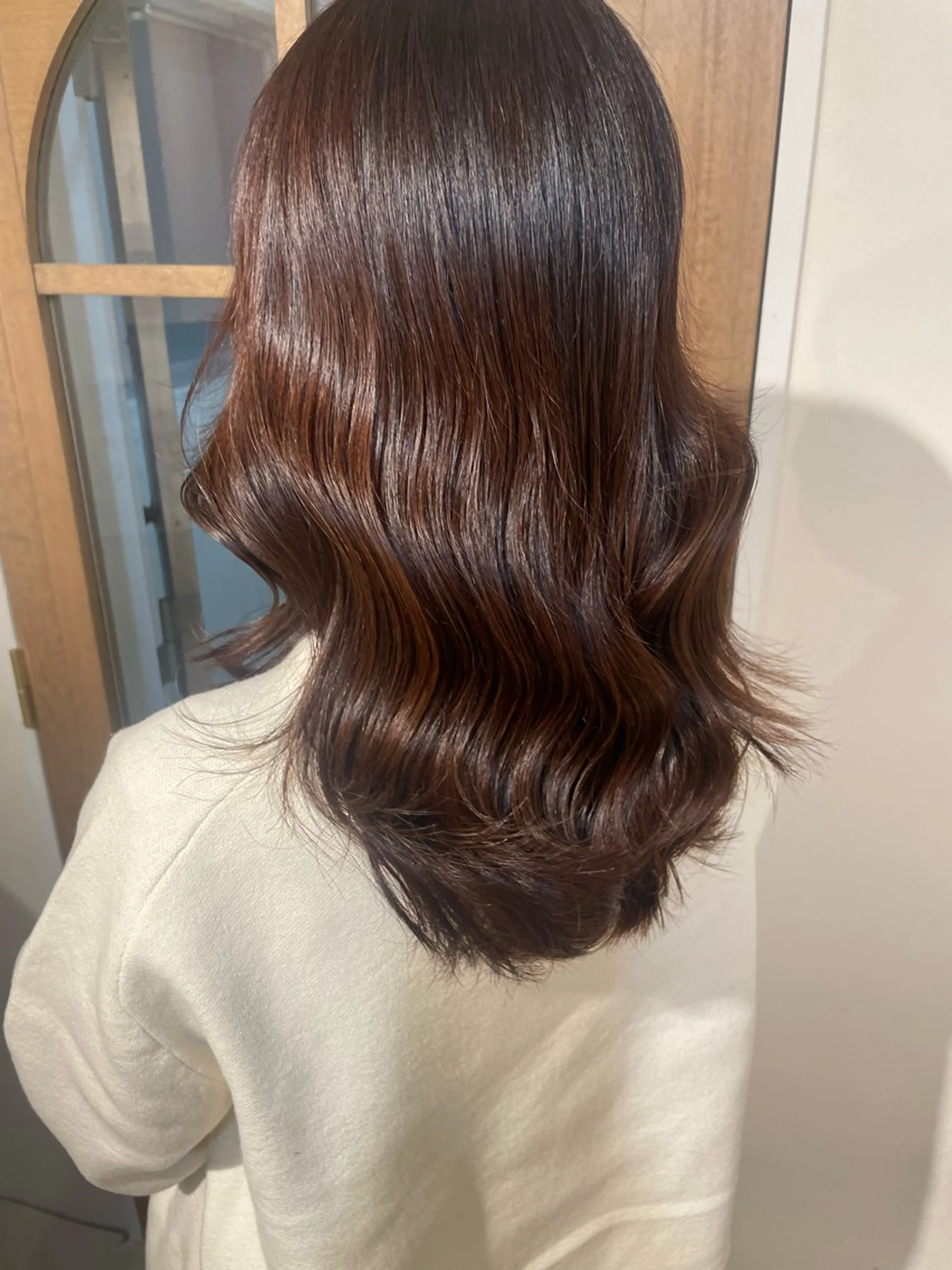 カラー ヘアカラー CreBiA ten_【クレビアテン】所属・crebia 漢人 美海／レイヤーカットのヘアスタイル