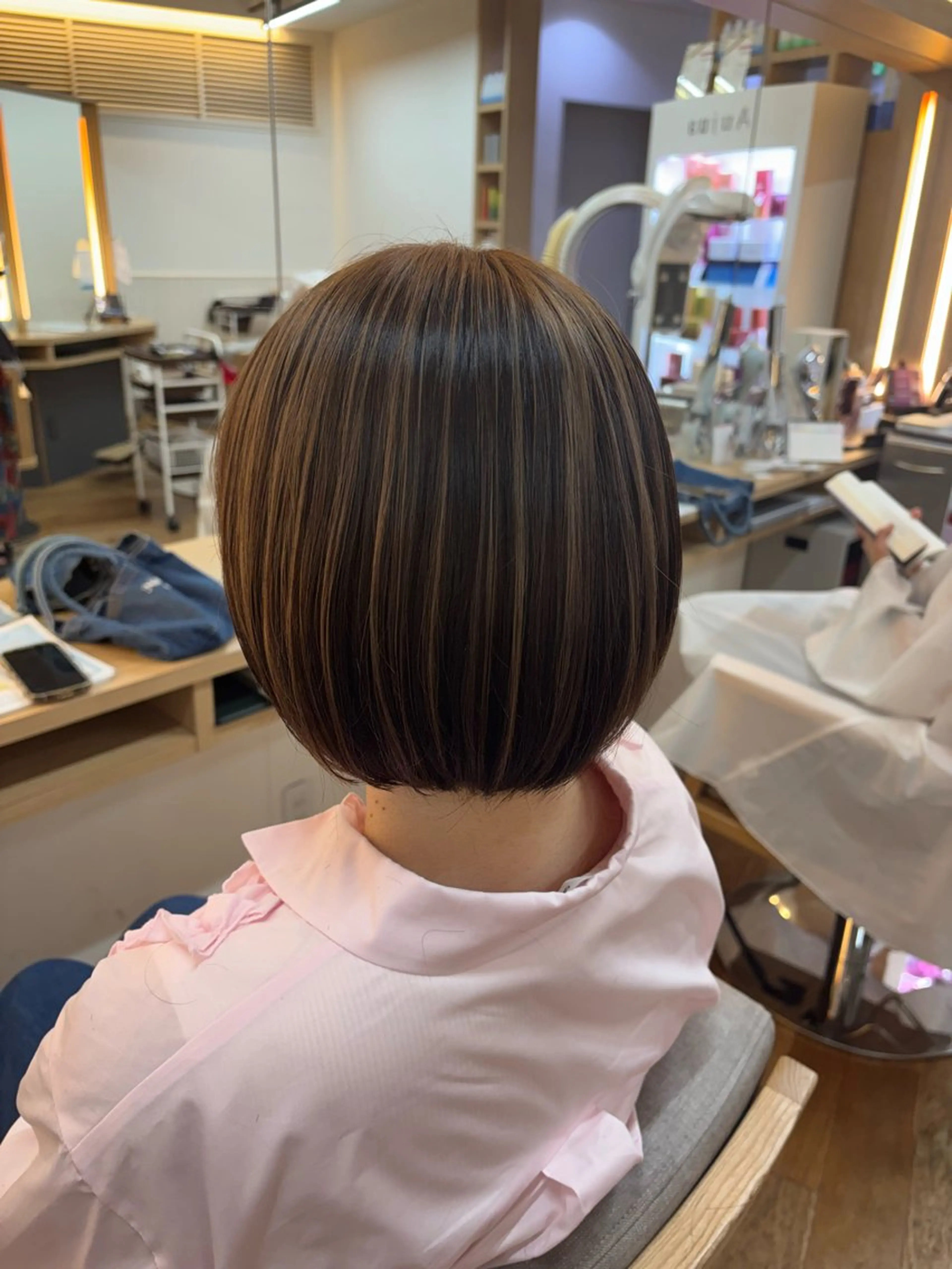 ショート ヘアカラー トリートメント 韓国ヘア sasugaのヘアスタイル