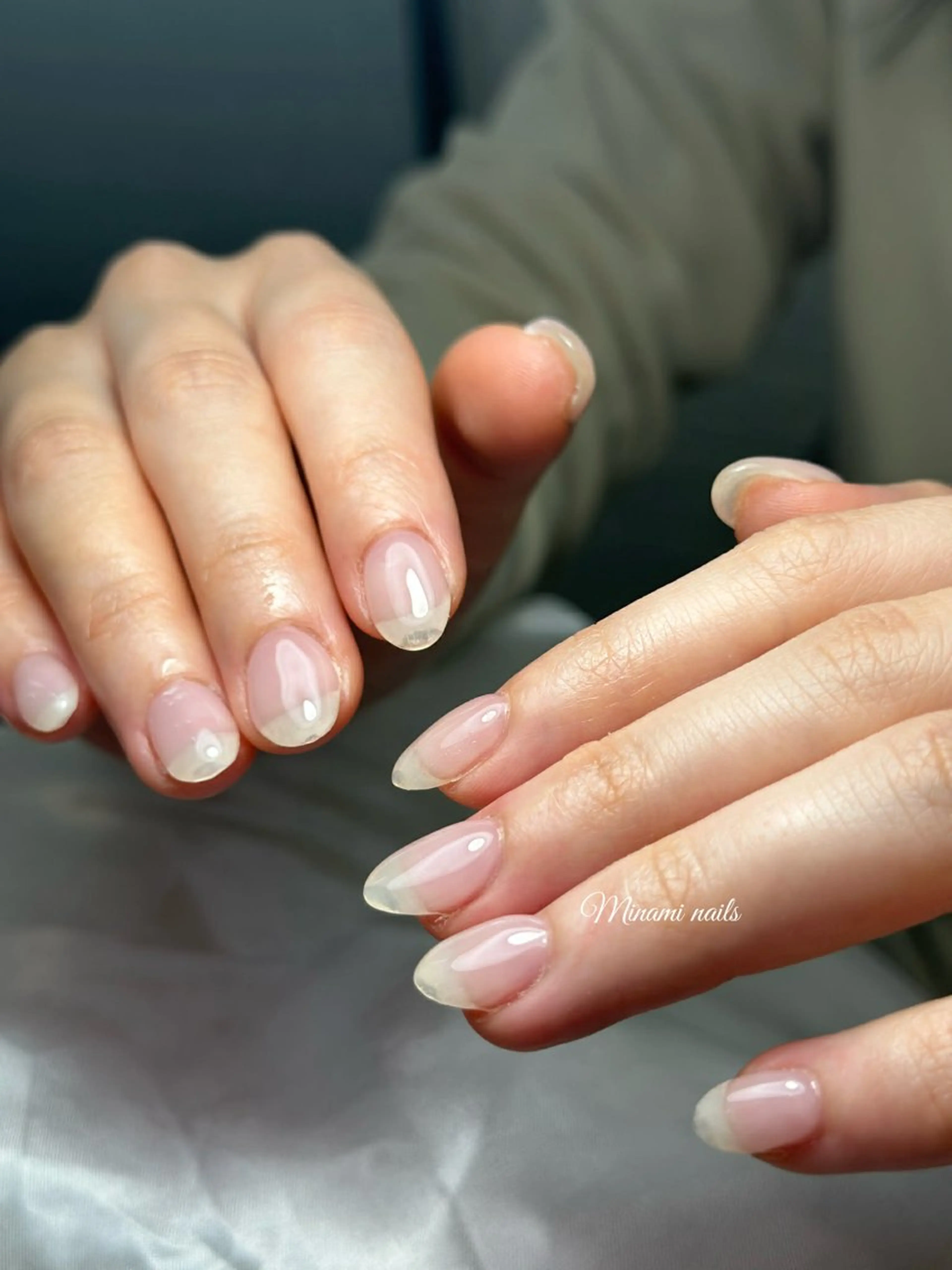 ネイル アートネイル オーロラネイル ガーリー キラキラネイル 韓国ネイル ハンドネイル Minami Nailsのネイルデザイン