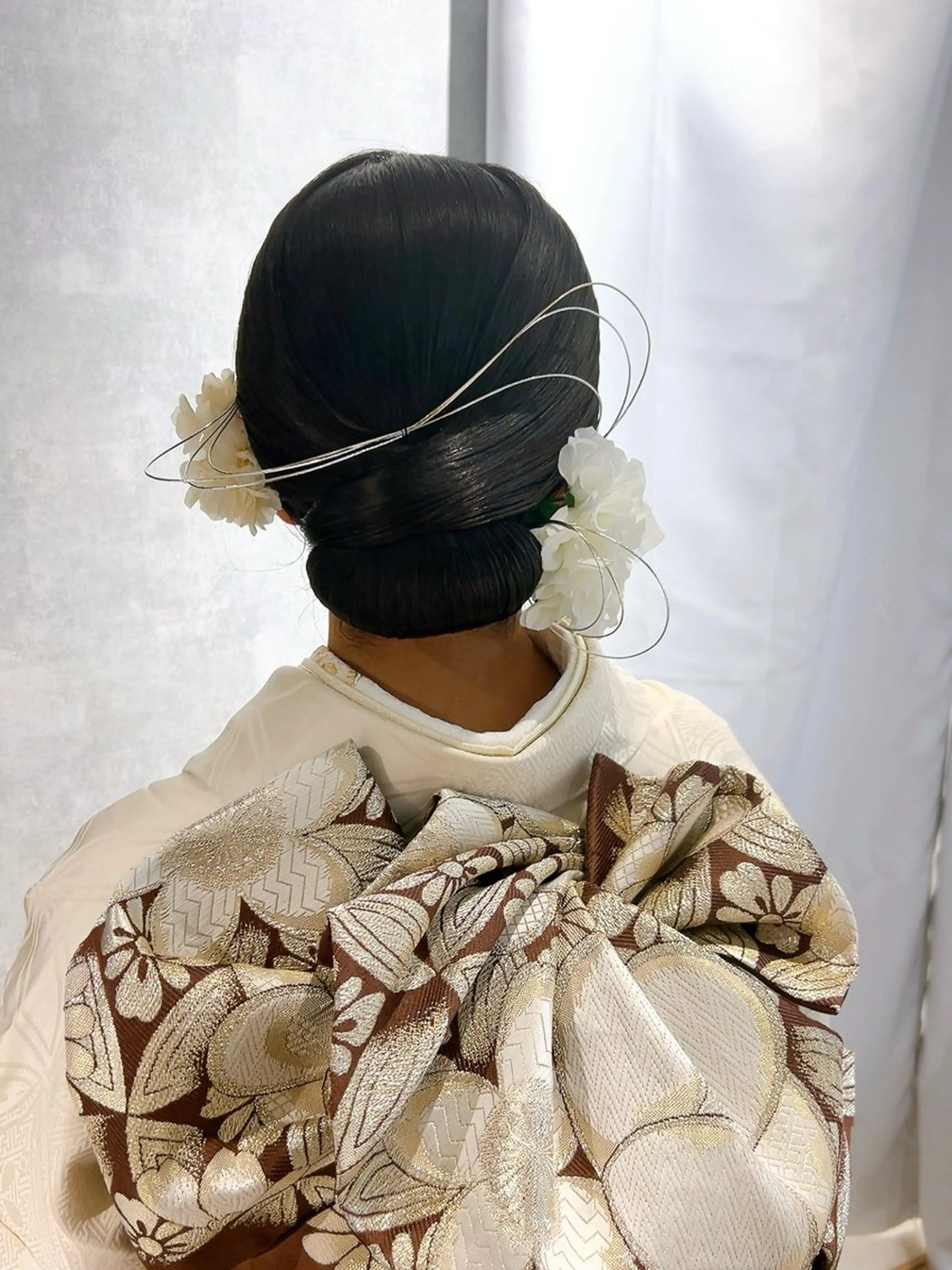 セミロング ヘアアレンジ ヘアセット 池田 みのりのヘアスタイル