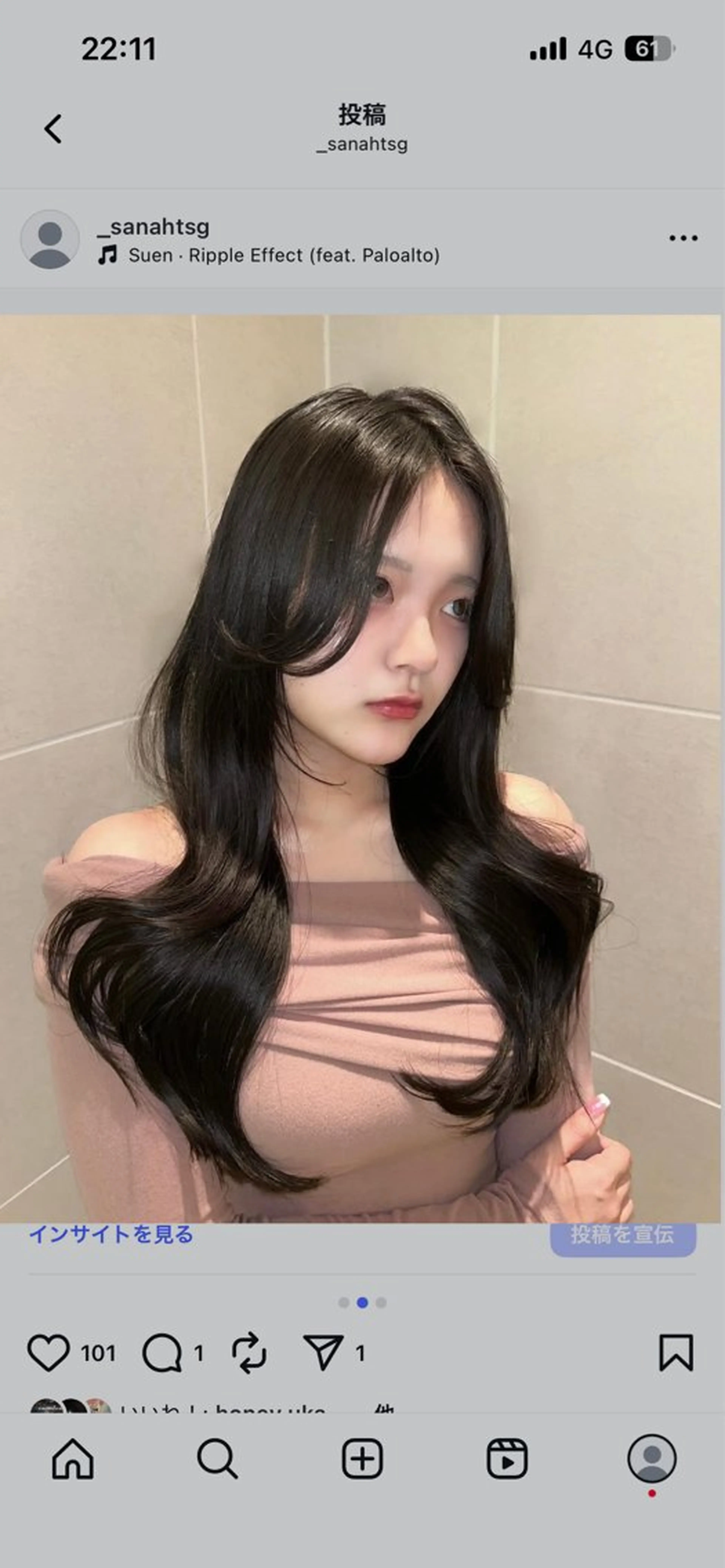 ロング sana 🌿韓国ヘア🌿のヘアスタイル