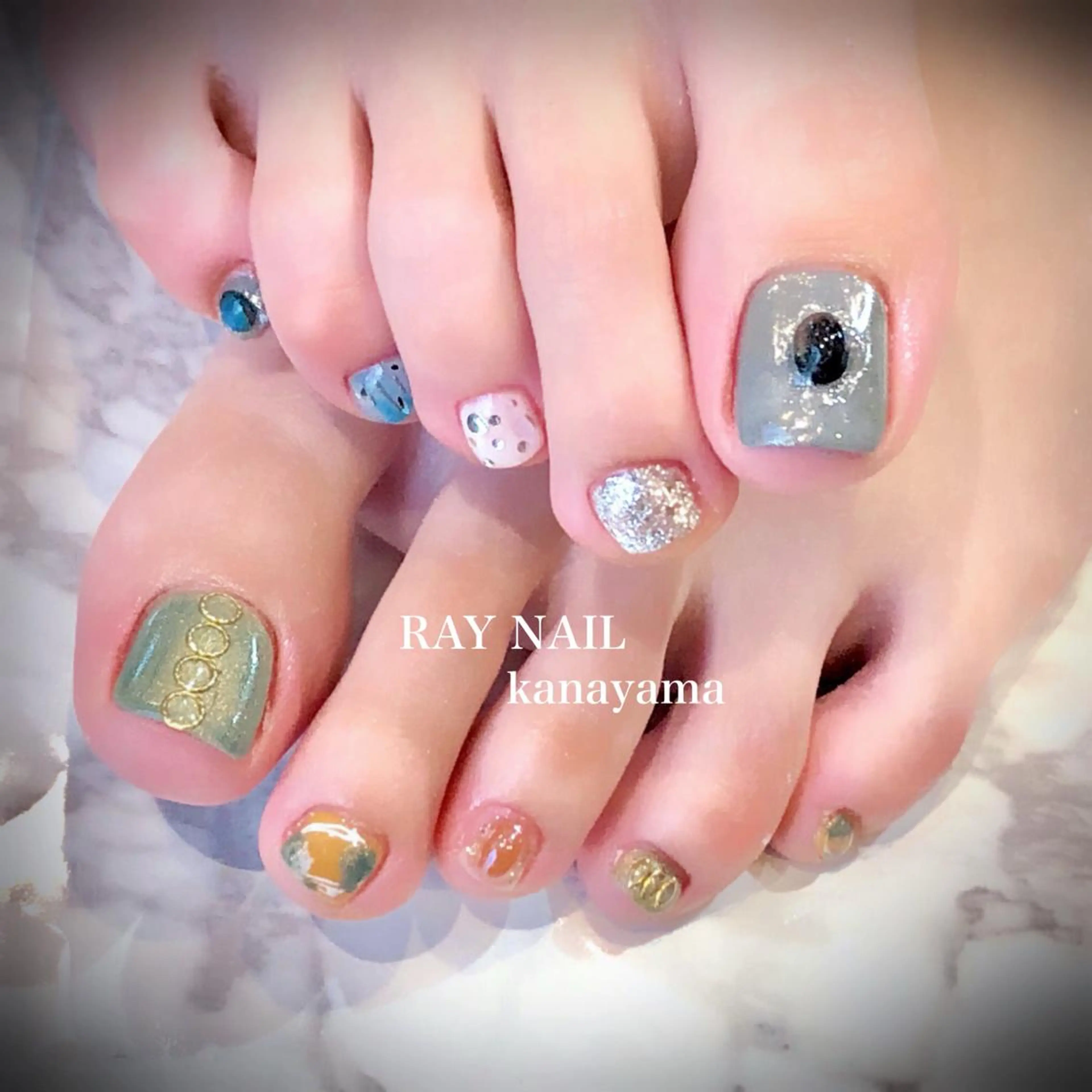 ネイル フットネイル Arowa 伊田のネイルデザイン