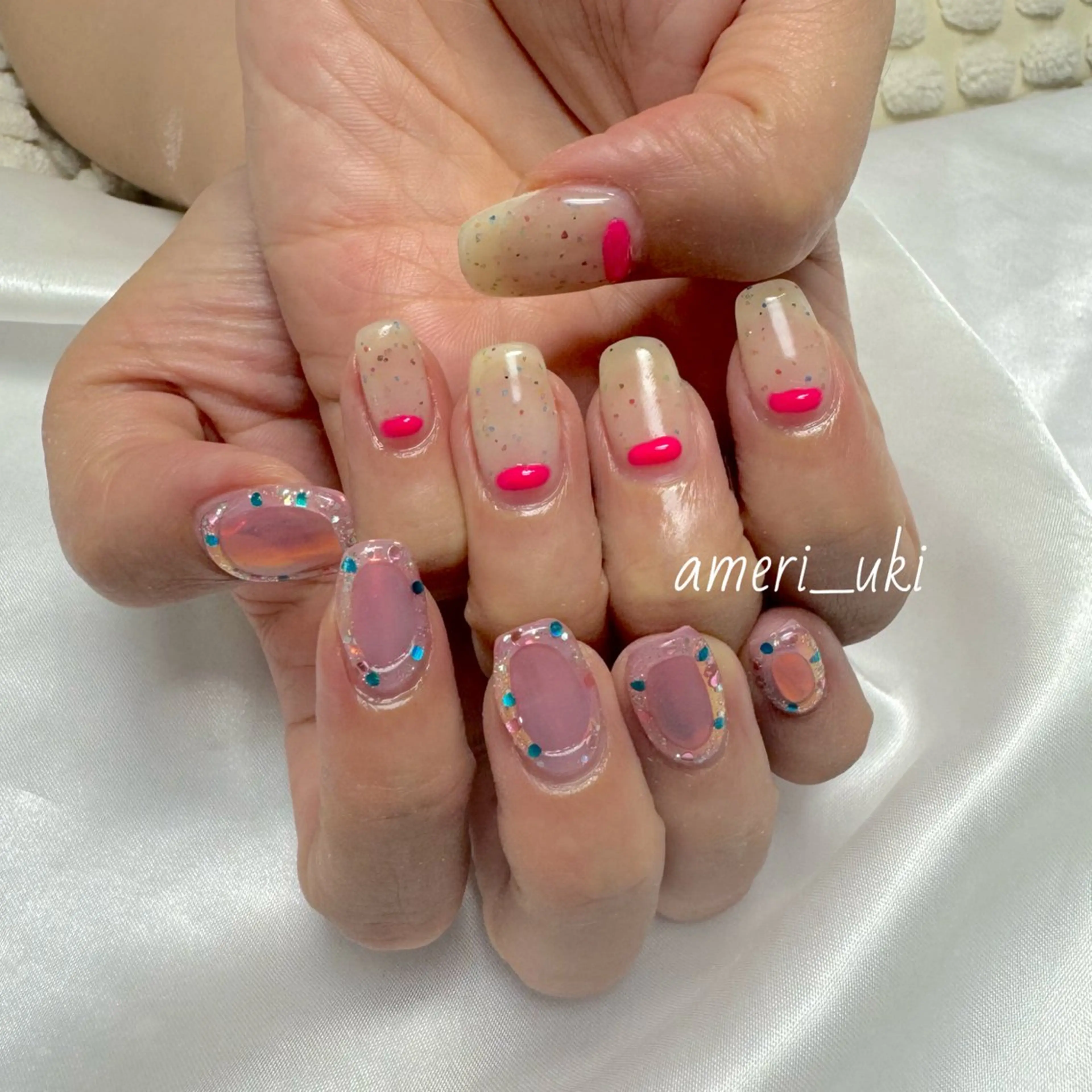 ネイル ハンドネイル Ameri nail /UKIのネイルデザイン