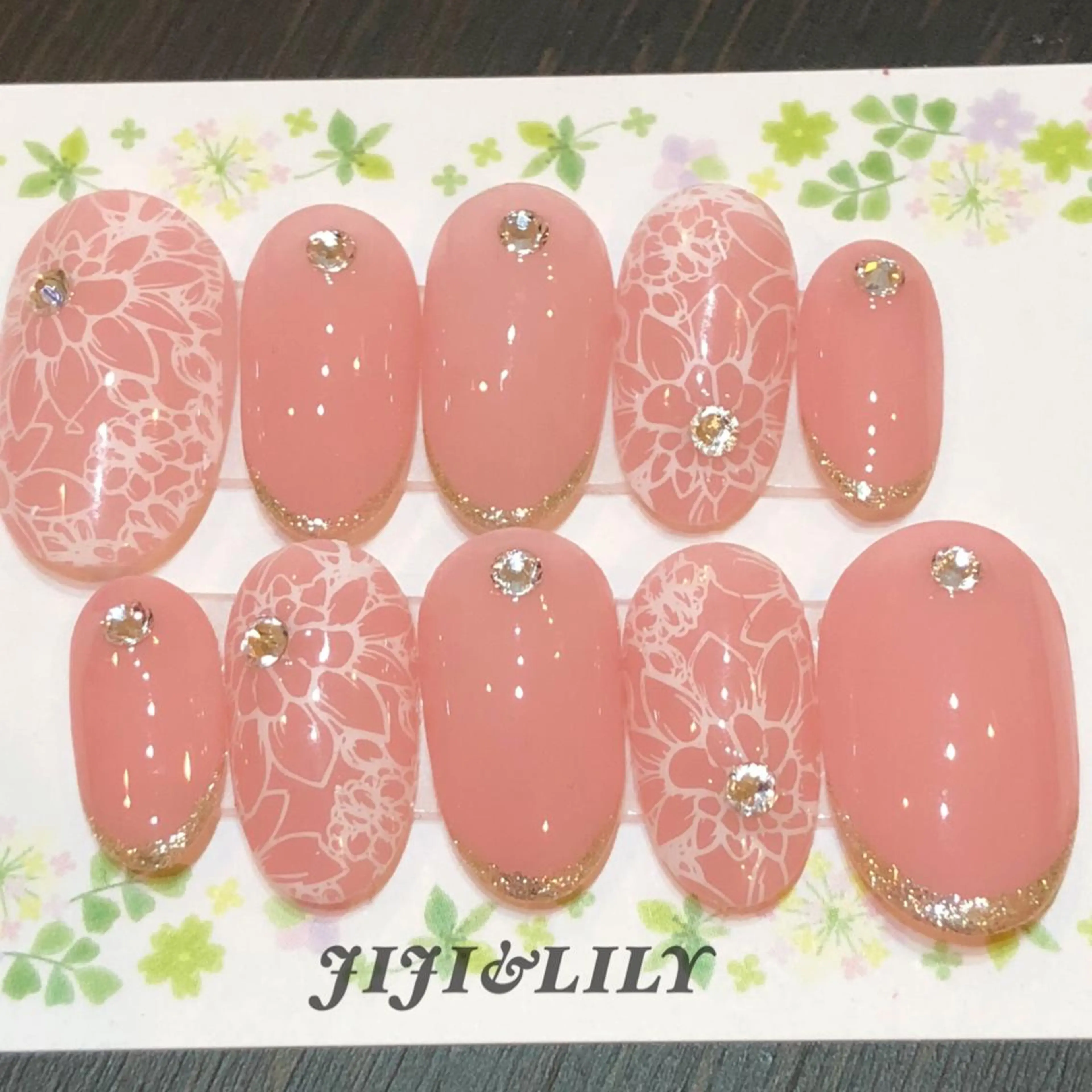 ネイル ブライダルネイル 豊田 圭子のネイルデザイン