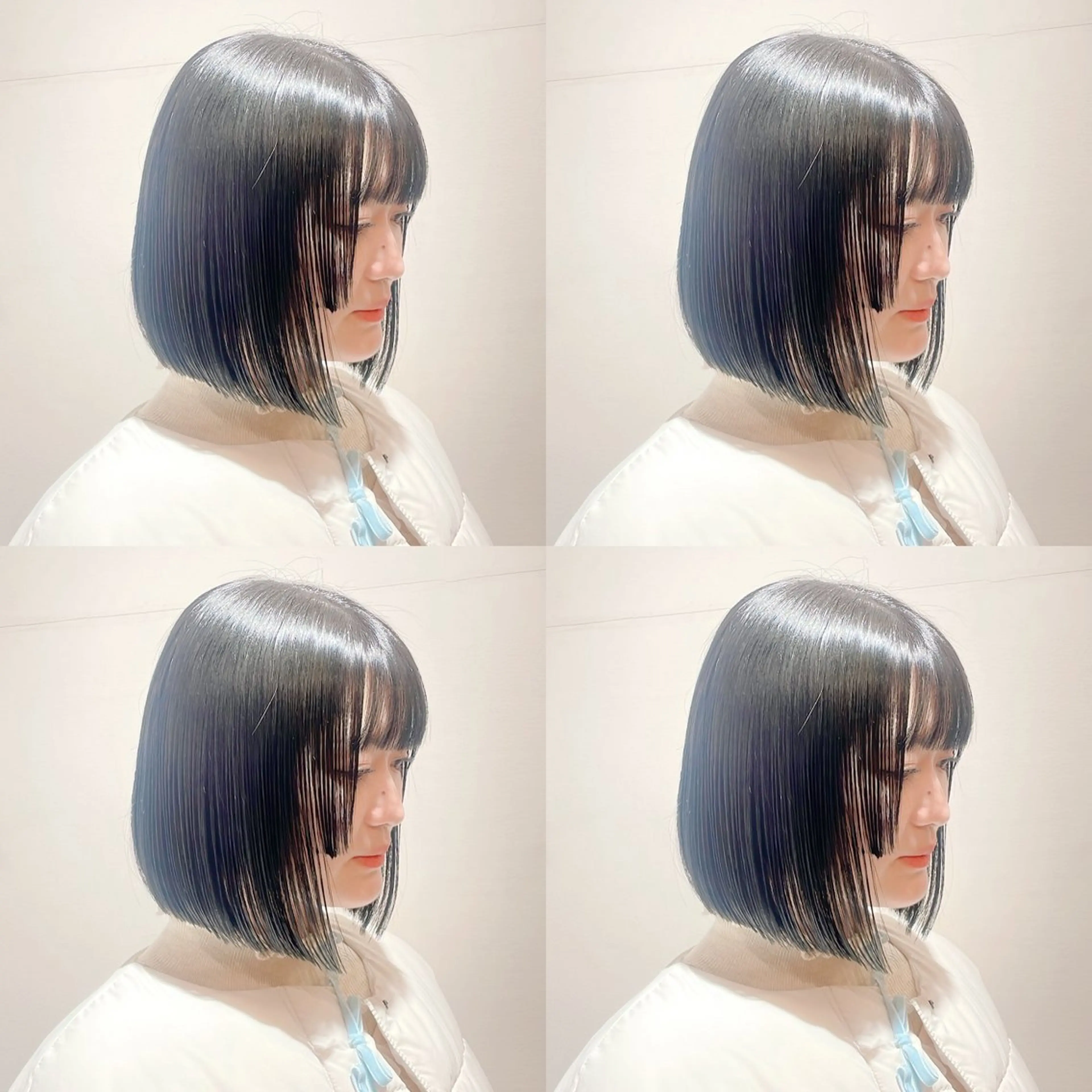 🦋《 minimo新規限定価格 》 🌸 前髪・顔周りカット + ケアカラー + トリートメント 🦋《ロング料金込》の写真