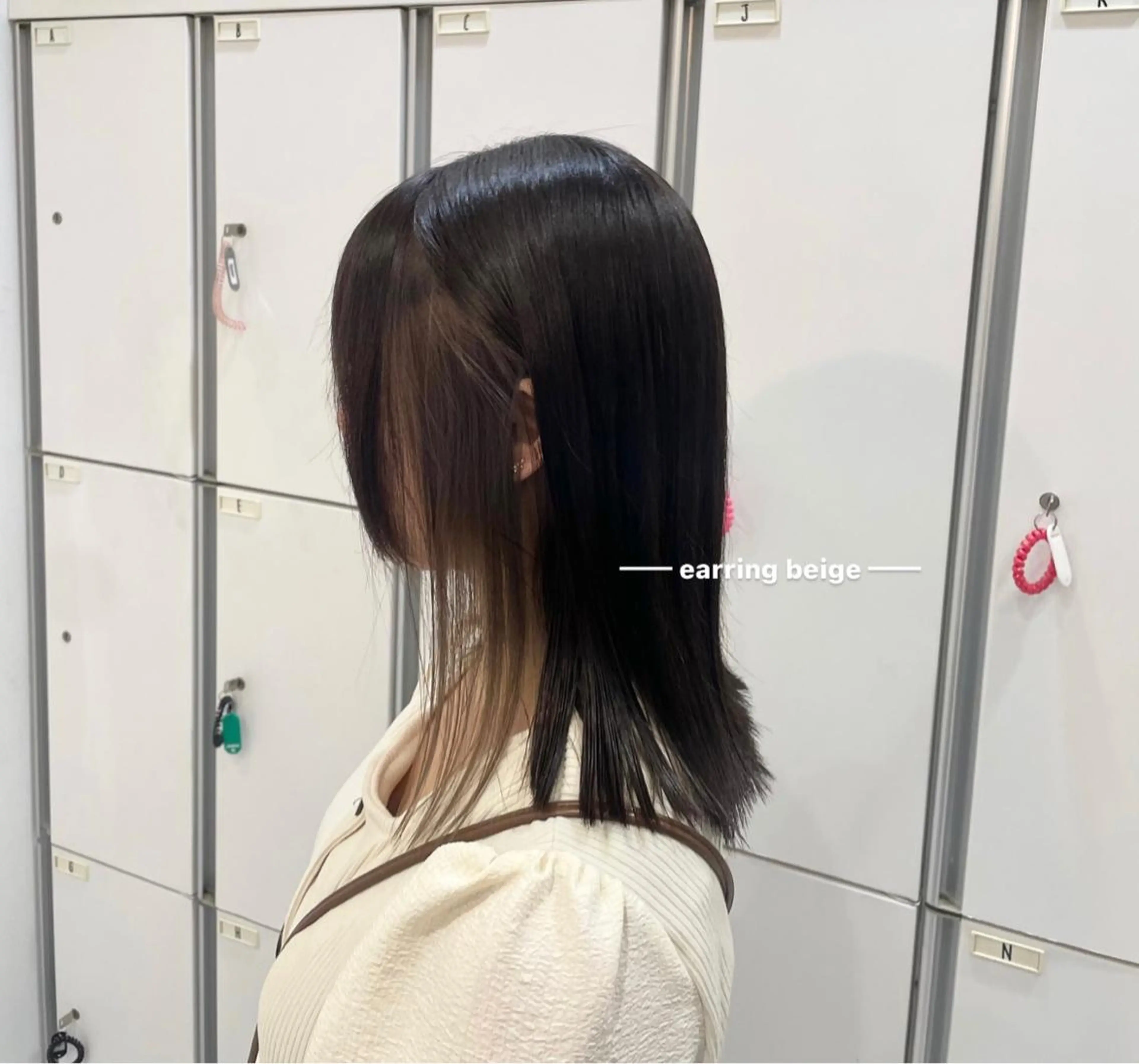 ミディアム カラー nanaka :のヘアスタイル