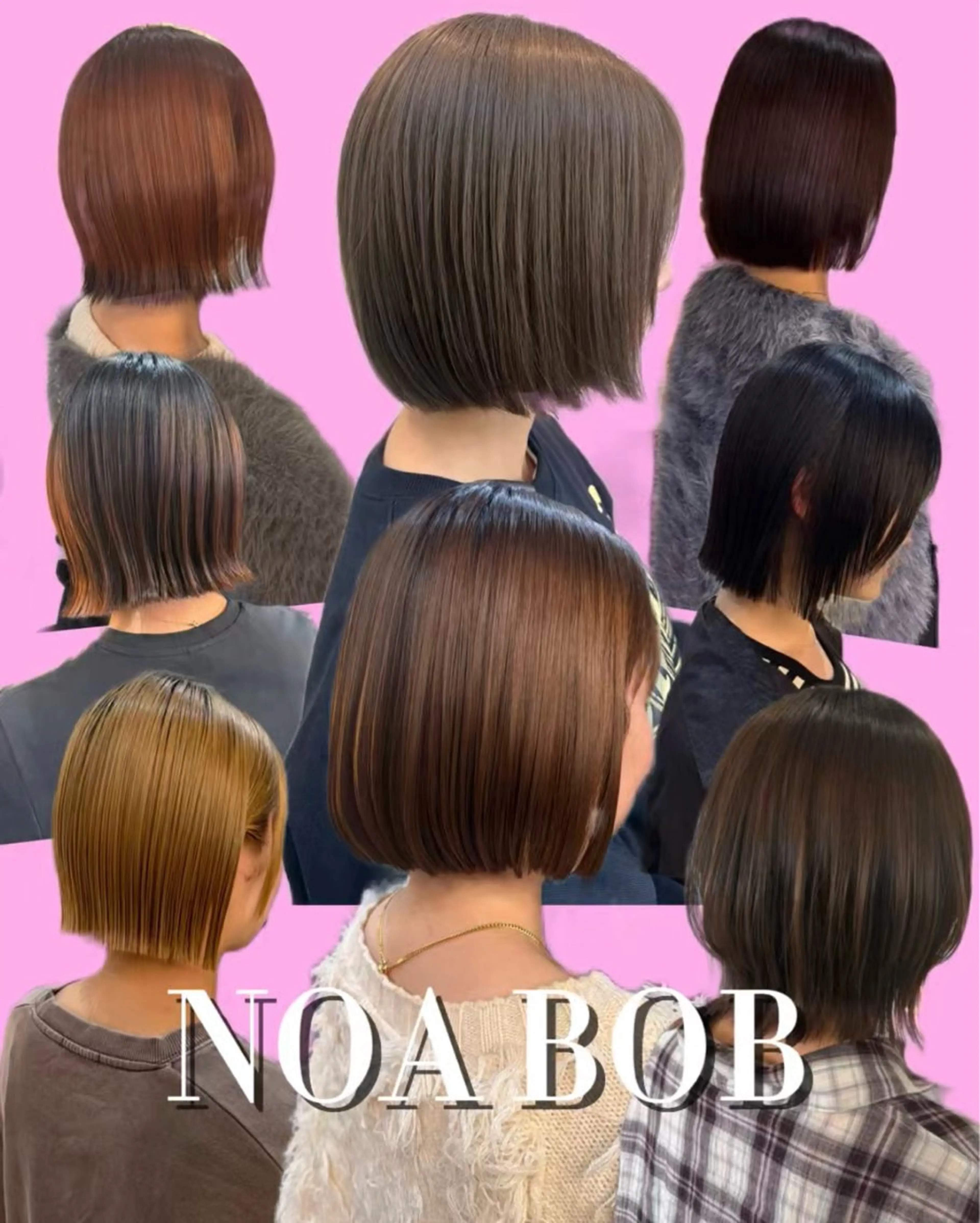 ショート カット トリートメント noa / 郡山ボブ /透明感カラー🤍のヘアスタイル
