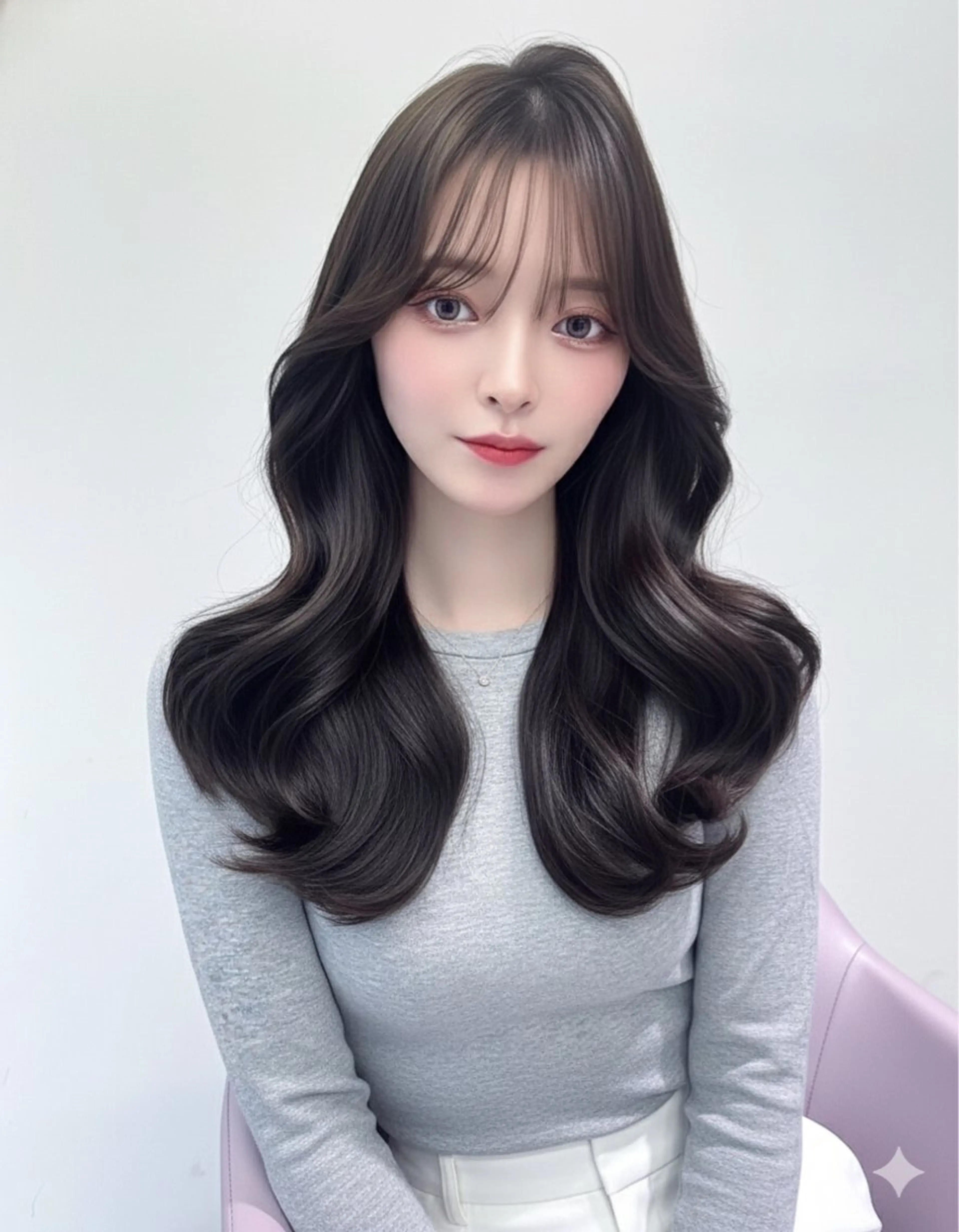 ロング カラー カット トリートメント 韓国ヘア/髪質改善 TAKAHIROのヘアスタイル