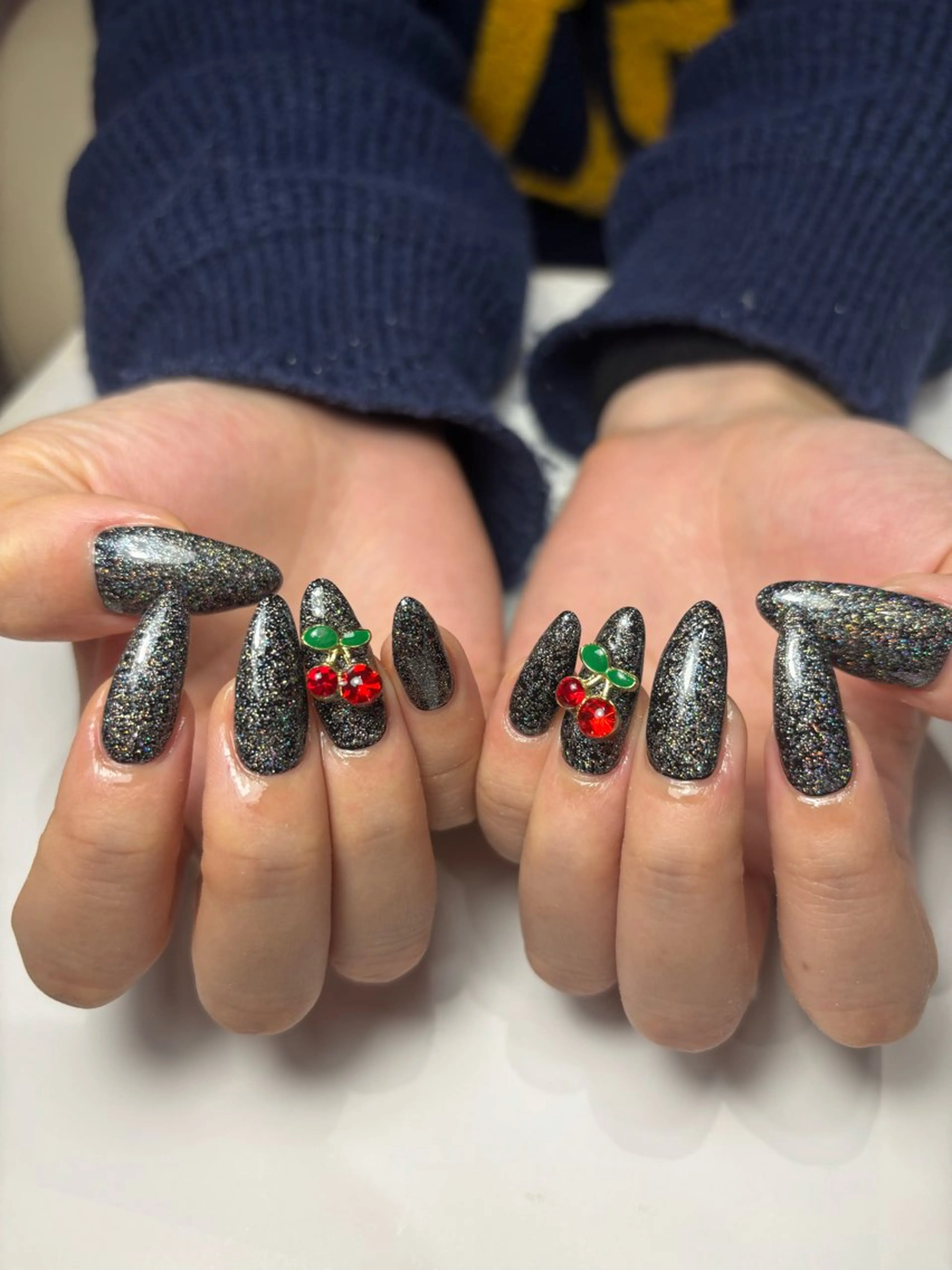 ネイル ロングネイル ハンドネイル MAQUM所属・K. Yukoのネイルデザイン