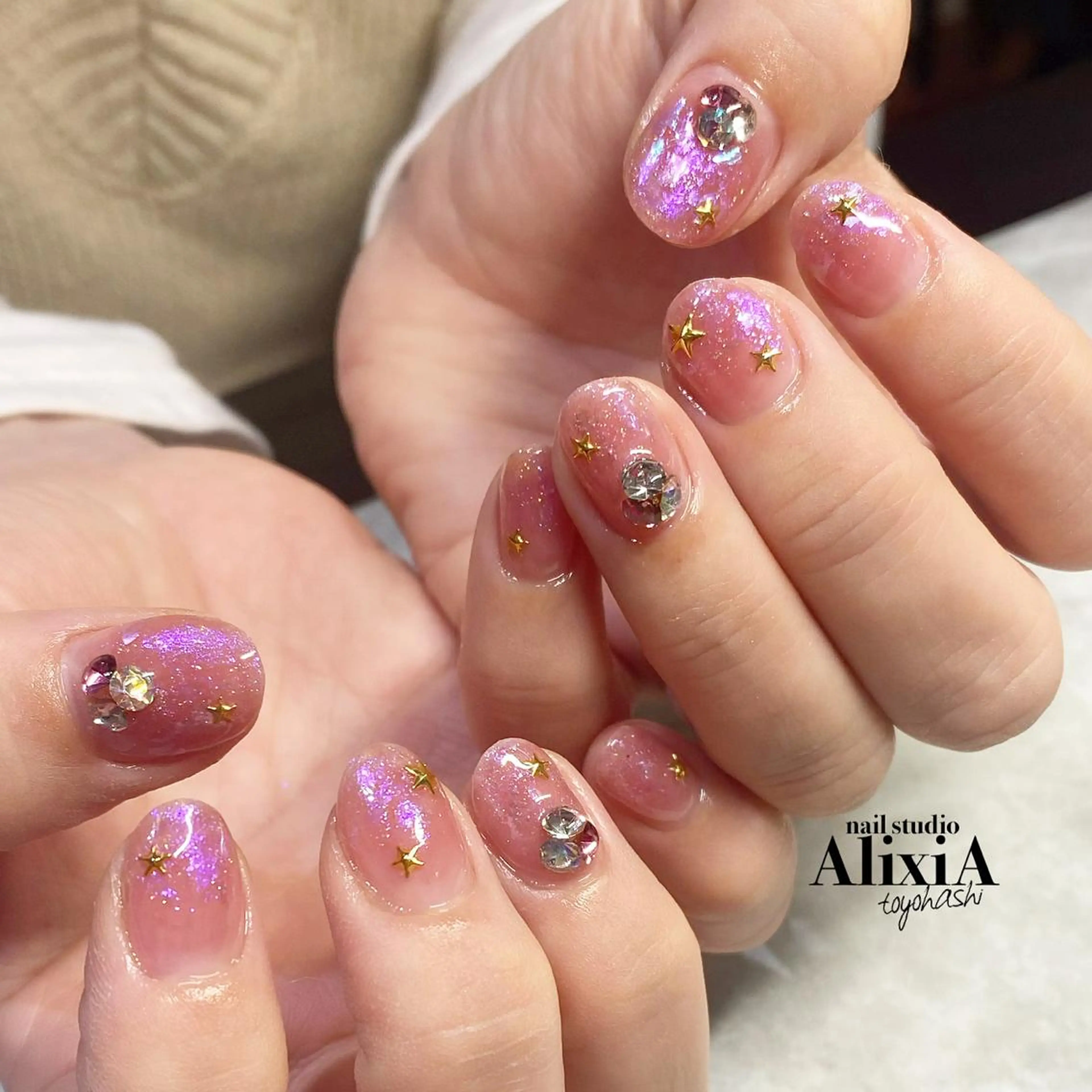 ネイル ハンドネイル AlixiA   nail studio所属・AlixiA ゆみのネイルデザイン