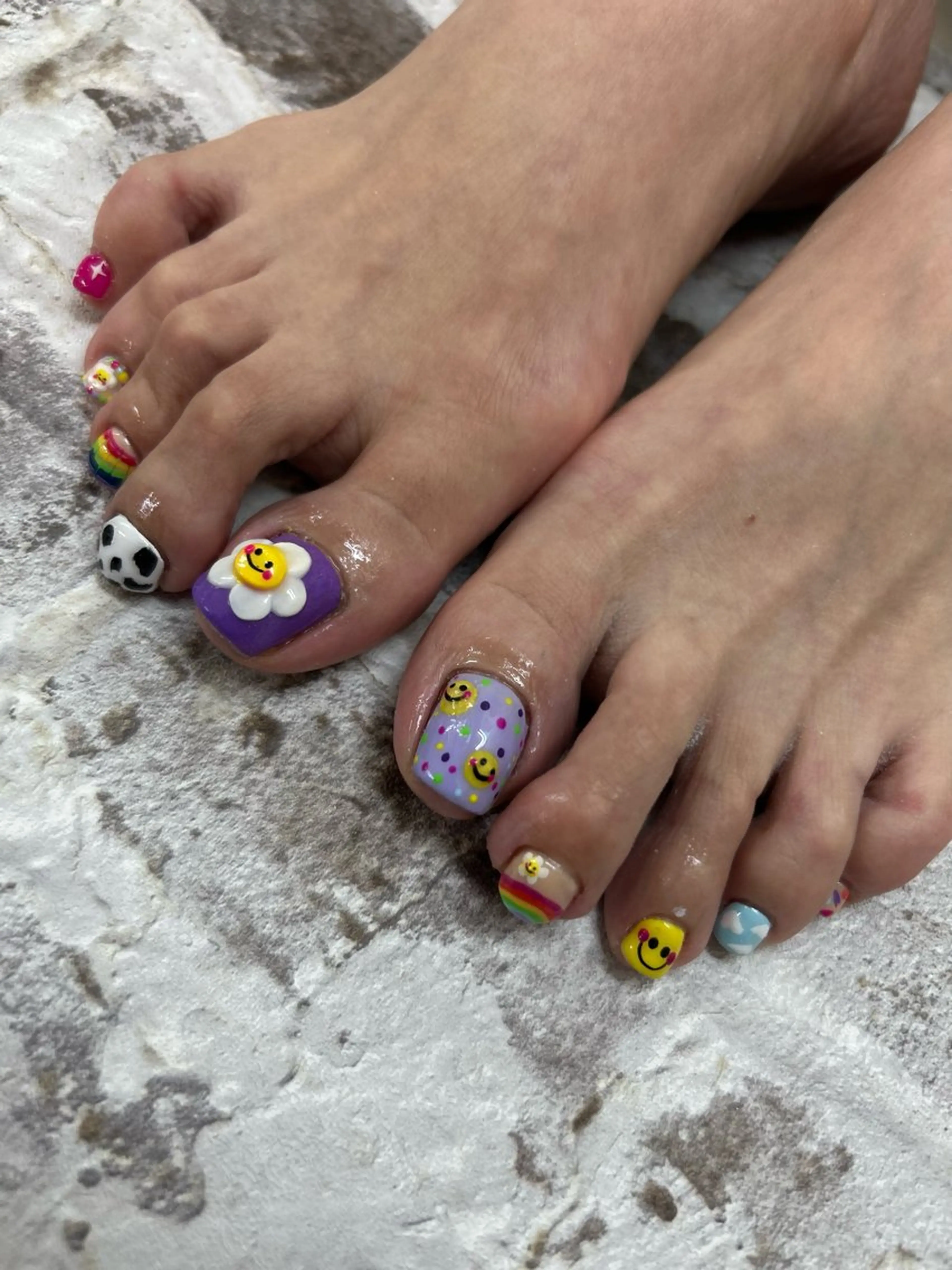 ネイル フットネイル ネイルサロンmuumii所属・東十条muumii ネイルまつ毛のネイルデザイン