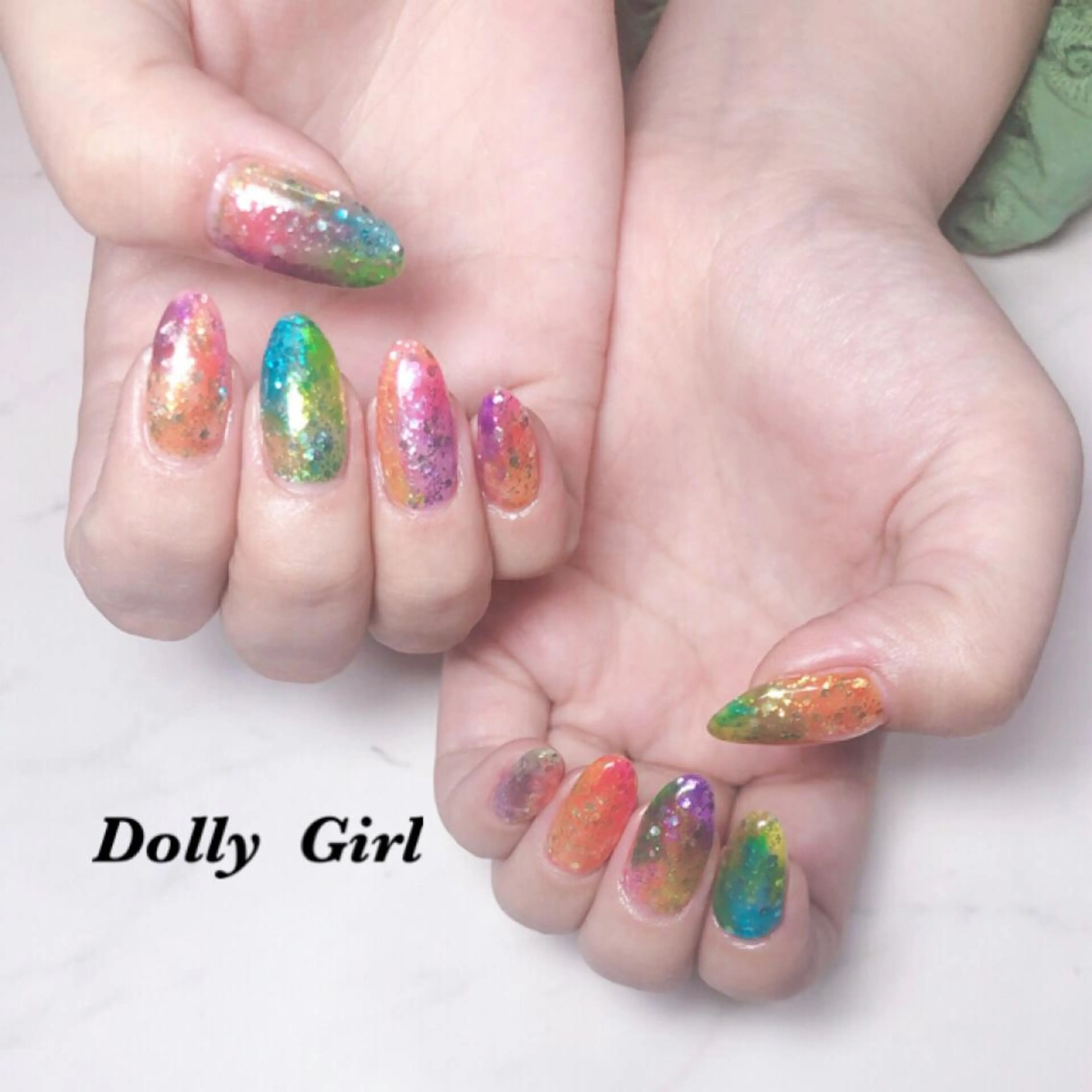 ネイル 個室ネイルサロンDolly  Girl〜ドーリーガール〜所属・DollyGirl KYOKOのネイルデザイン