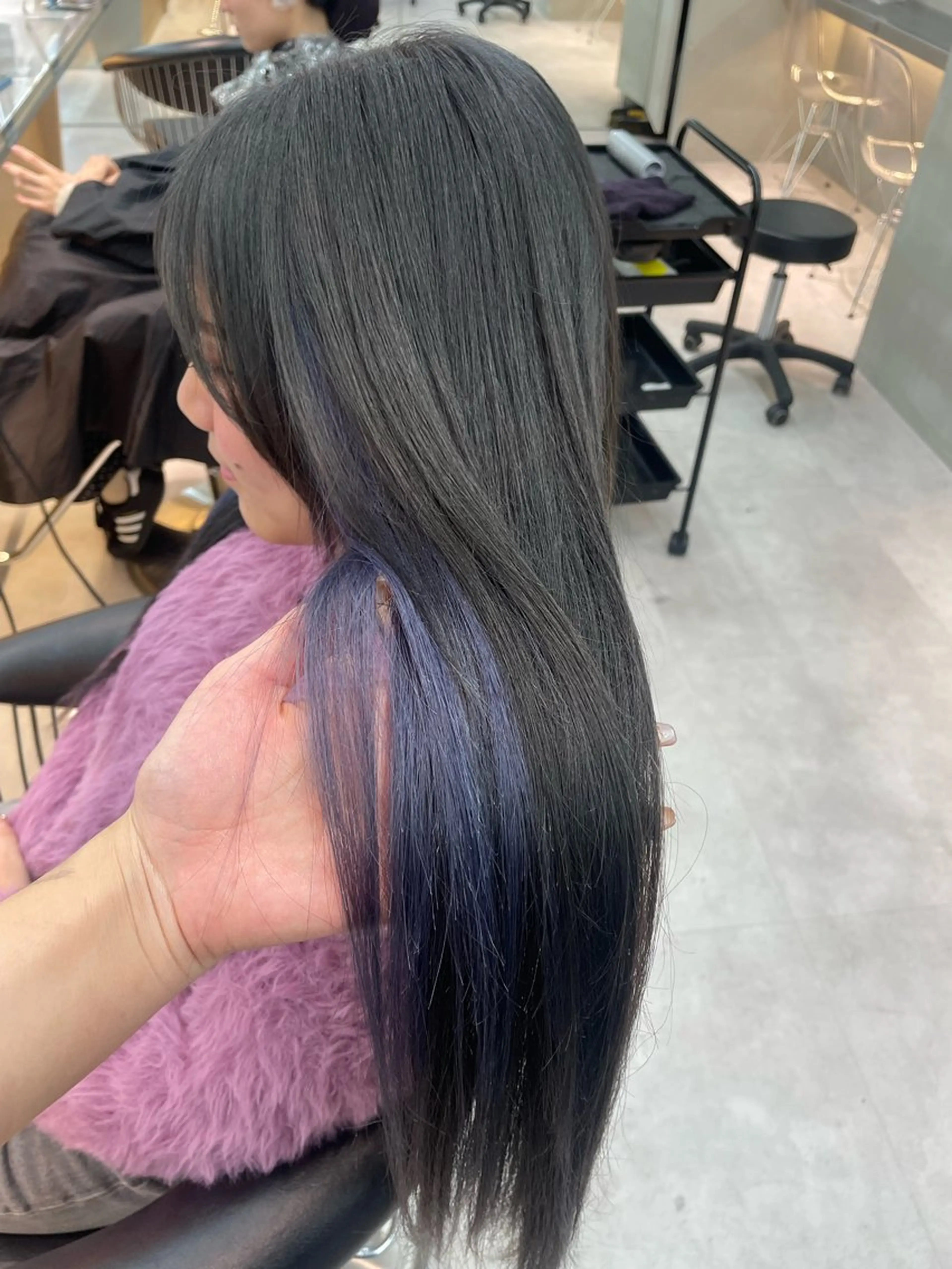 ロング カラー ヘアカラー 韓国ヘア/レイヤー Londエレンのヘアスタイル