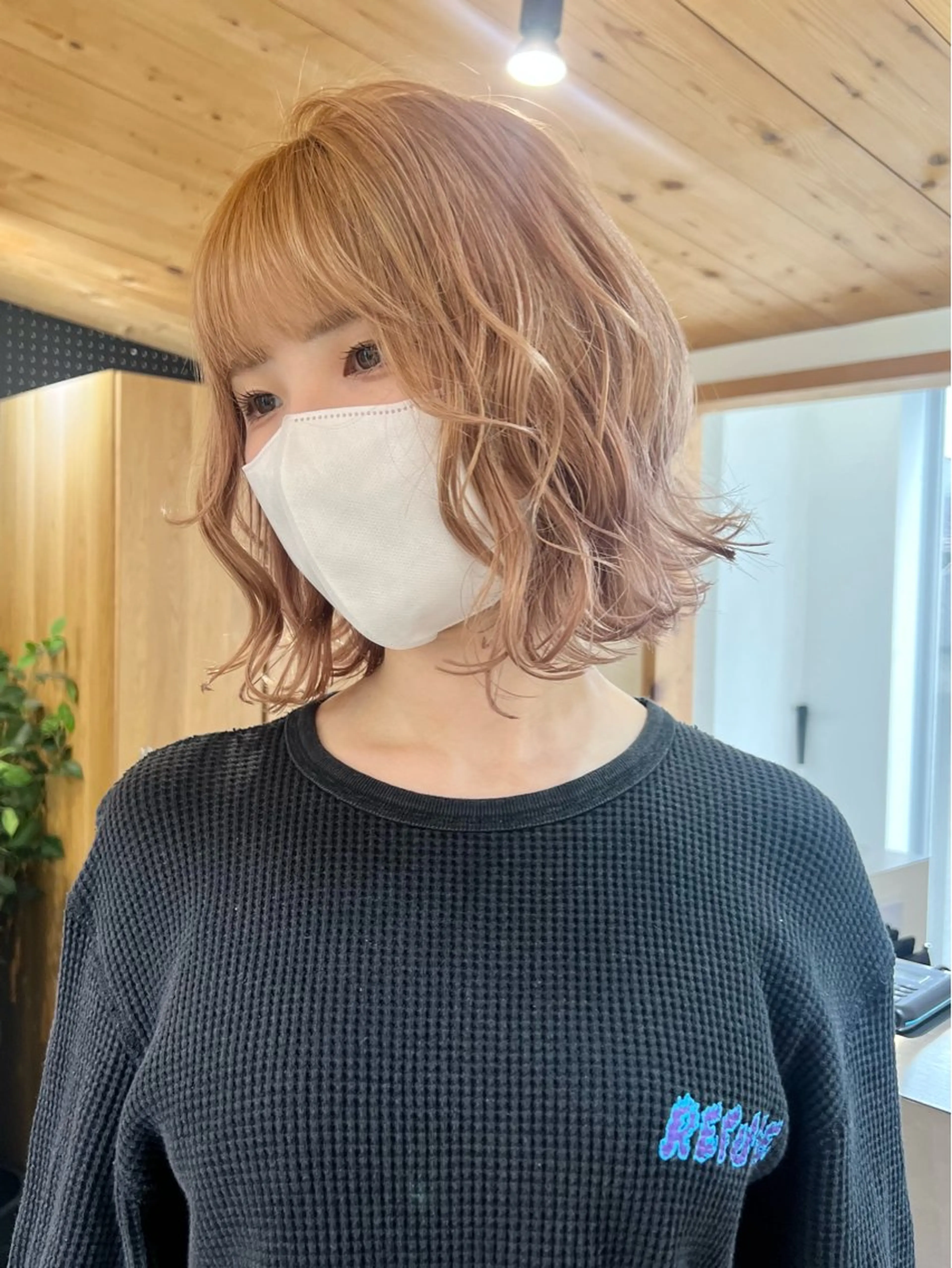 ミディアム ヘアカラー 暖色カラー/レイヤー カット☁️MEI☁️のヘアスタイル