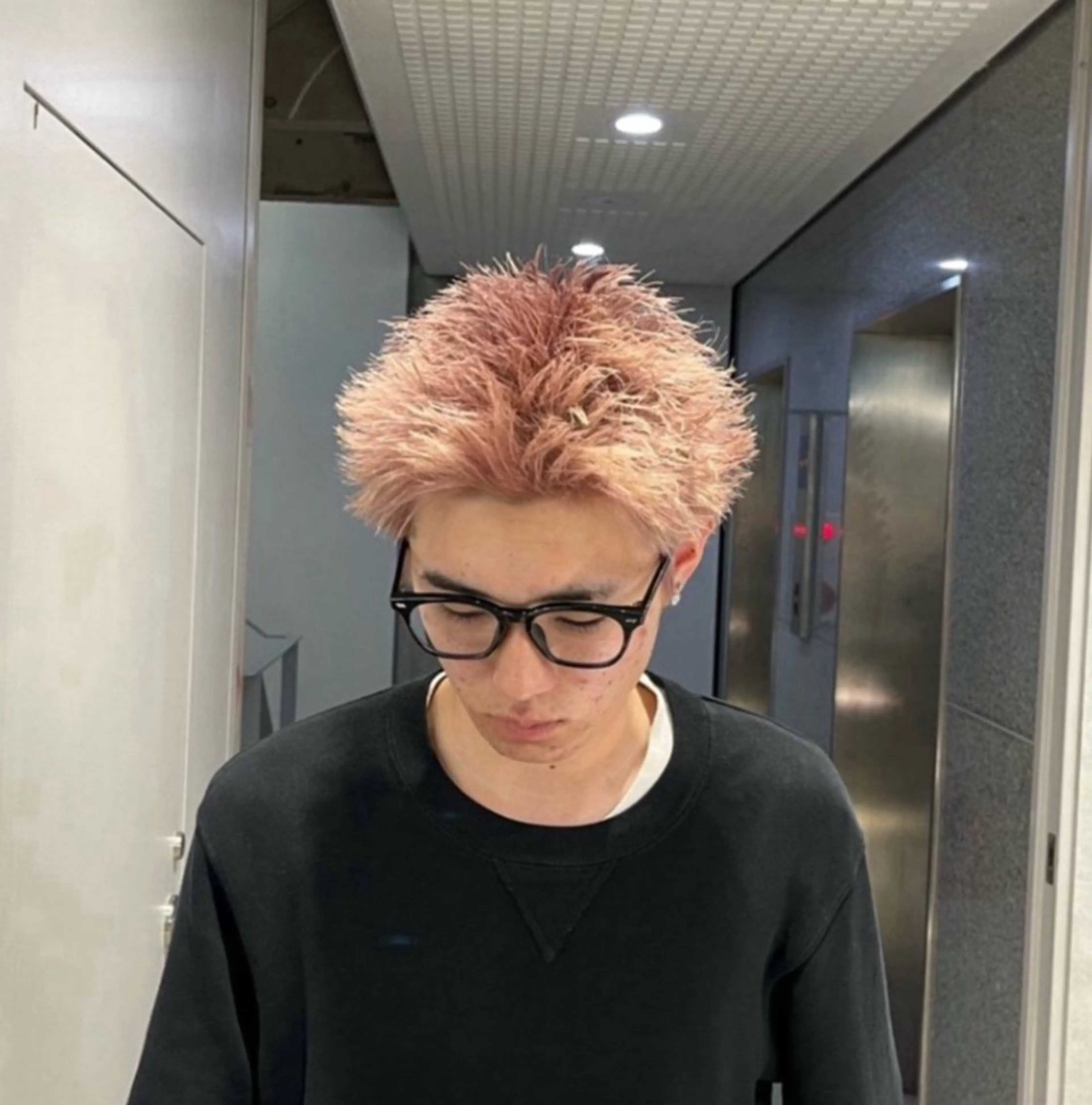 ショート カラー パーマ メンズ メンズパーマ メンズショート スパイキーショート ショートヘア カット ヘアカラー 🔥メンズ 特化🔥菊水皐暉🔥のヘアスタイル