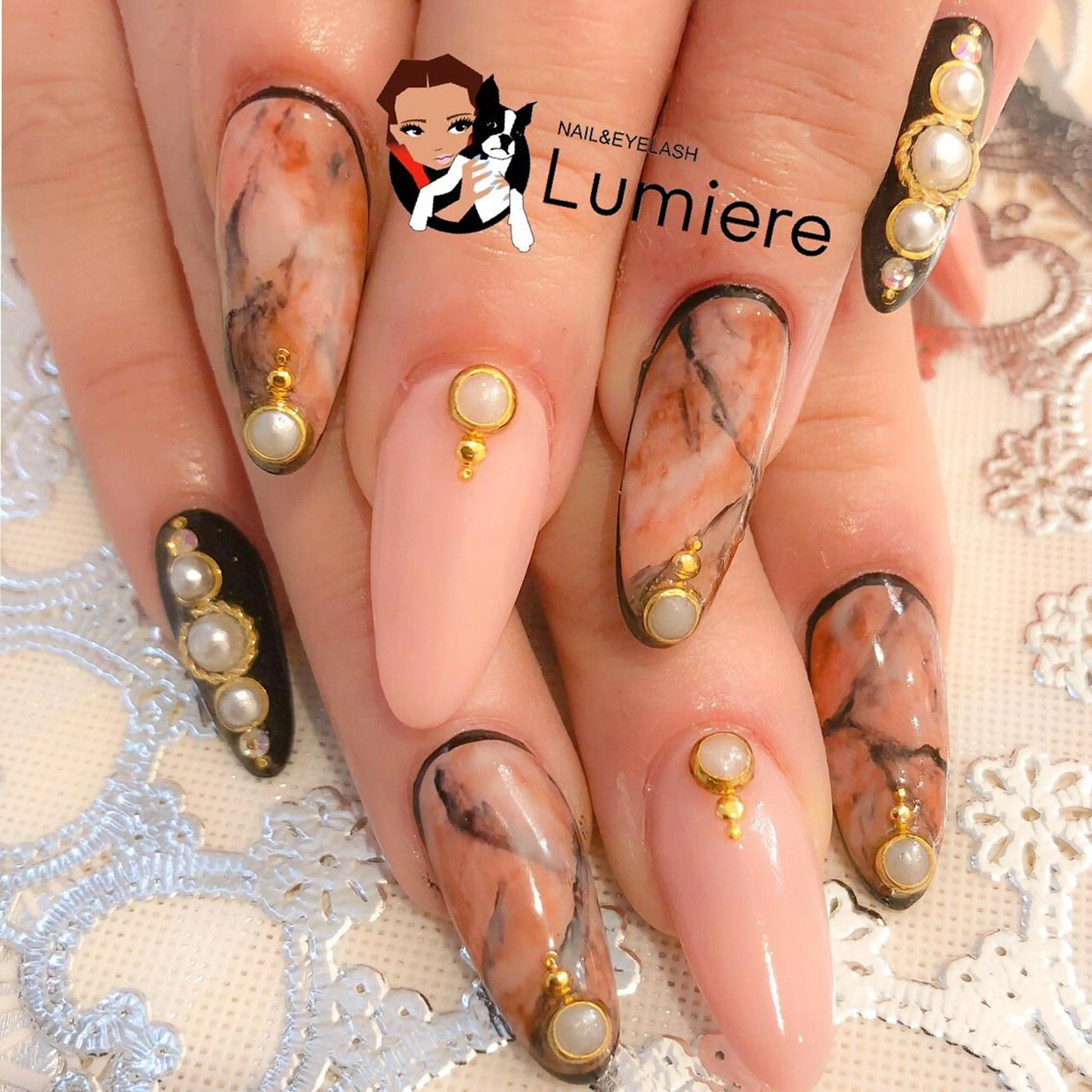 オフ込み自爪ジェルネイルのせ放題オフ込み✨の写真