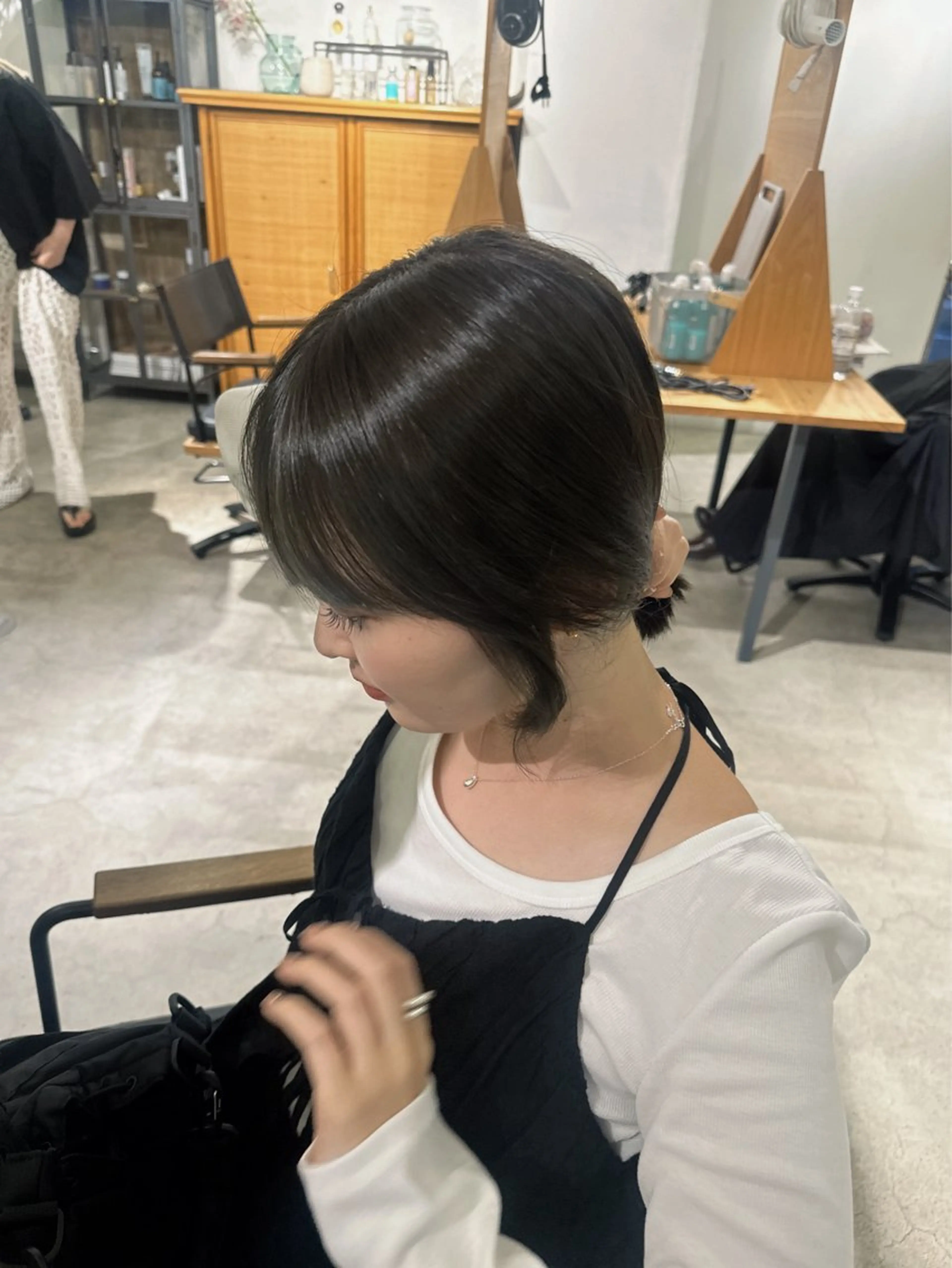 カラー グレージュ オリーブグレージュ オリーブグレー hase ／tsunaguのヘアスタイル