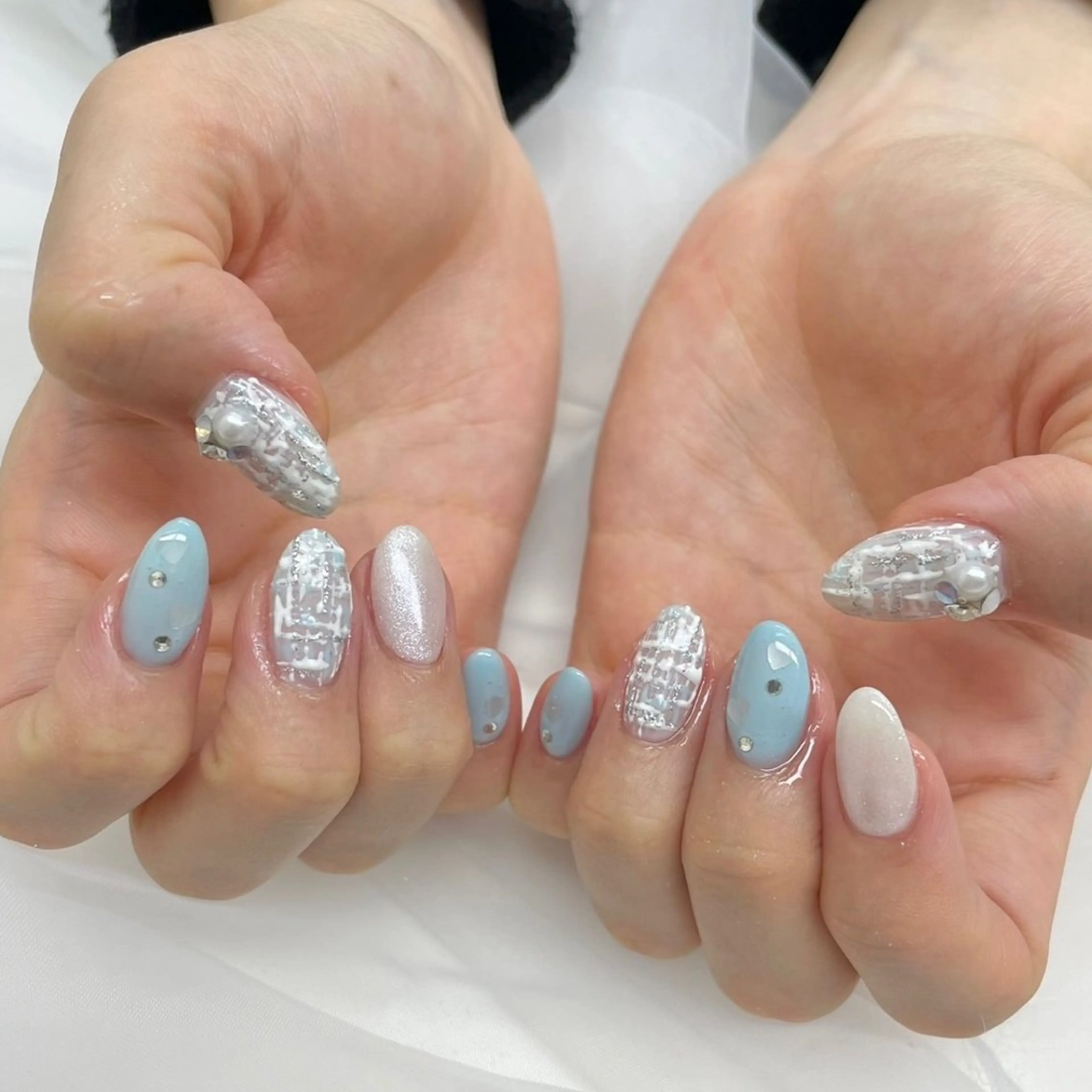 ミディアム 韓国風ヘア nail jaol池袋店所属・ネイルJaol 池袋のネイルデザイン