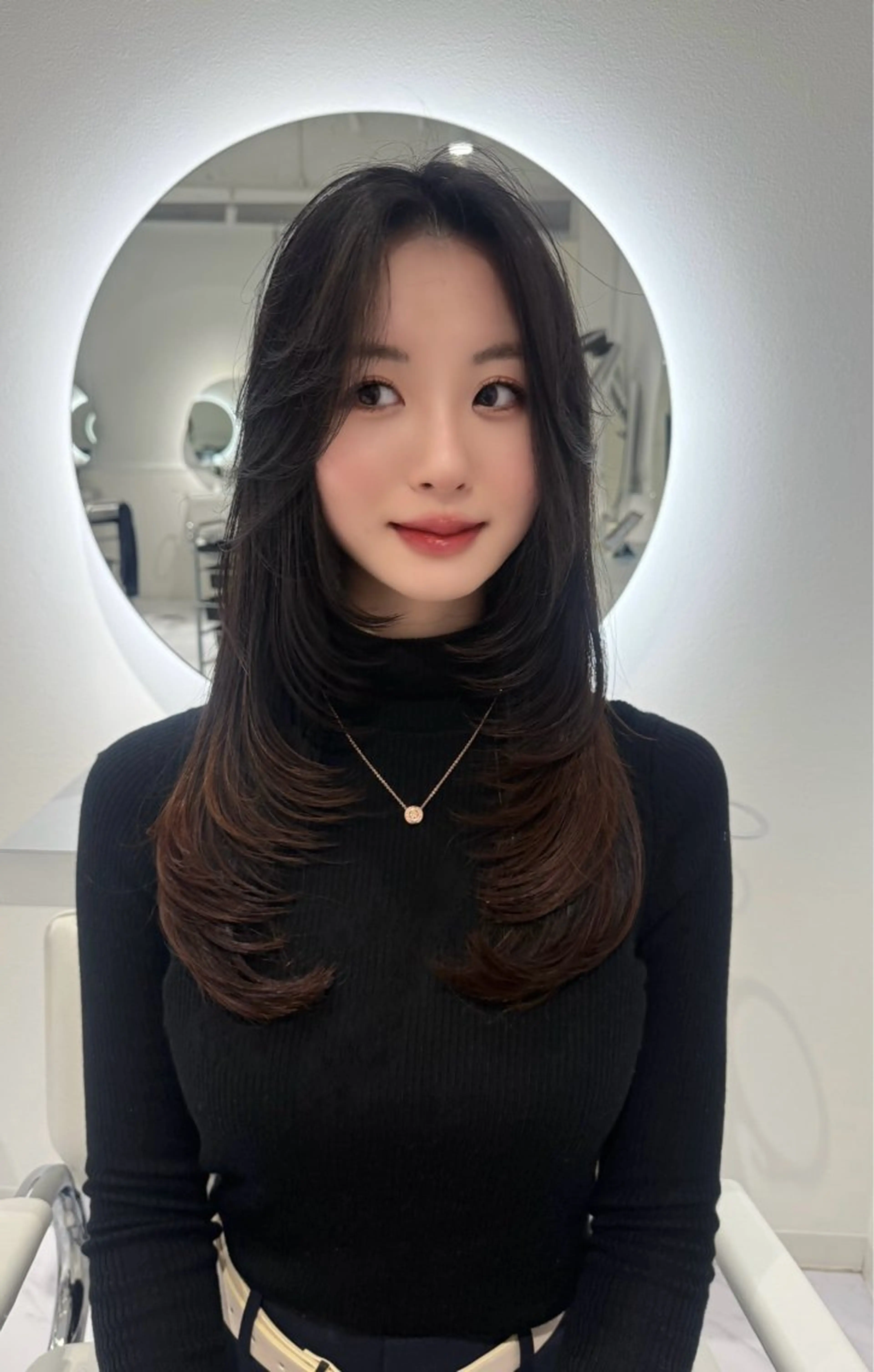 ロング レイヤーカット レイヤーカット🫧 🎀Tomoka🎀のヘアスタイル