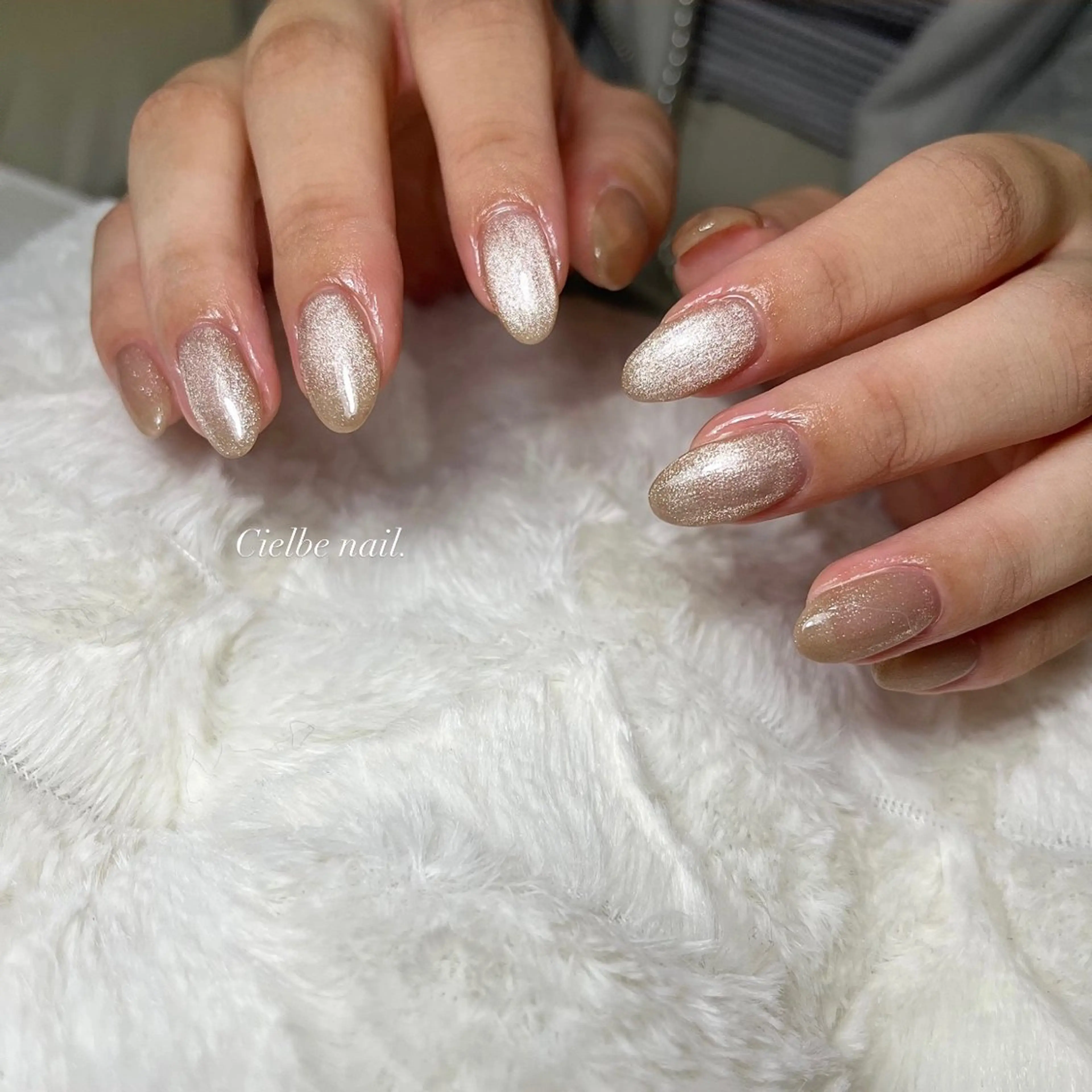 ネイル マグネットネイル ハンドネイル cielbe nailのネイルデザイン