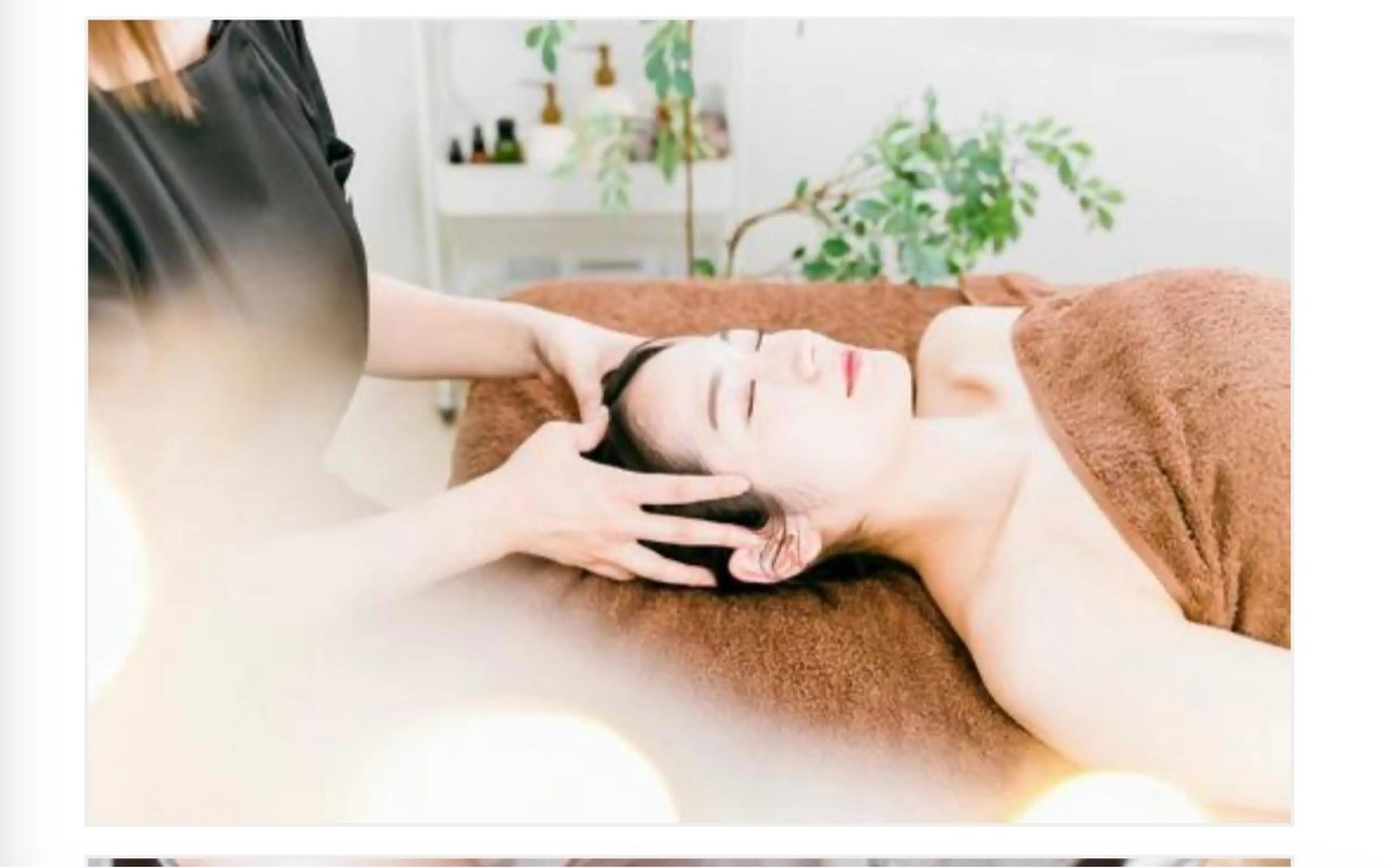 仰向け　30分    首、肩、頭の写真