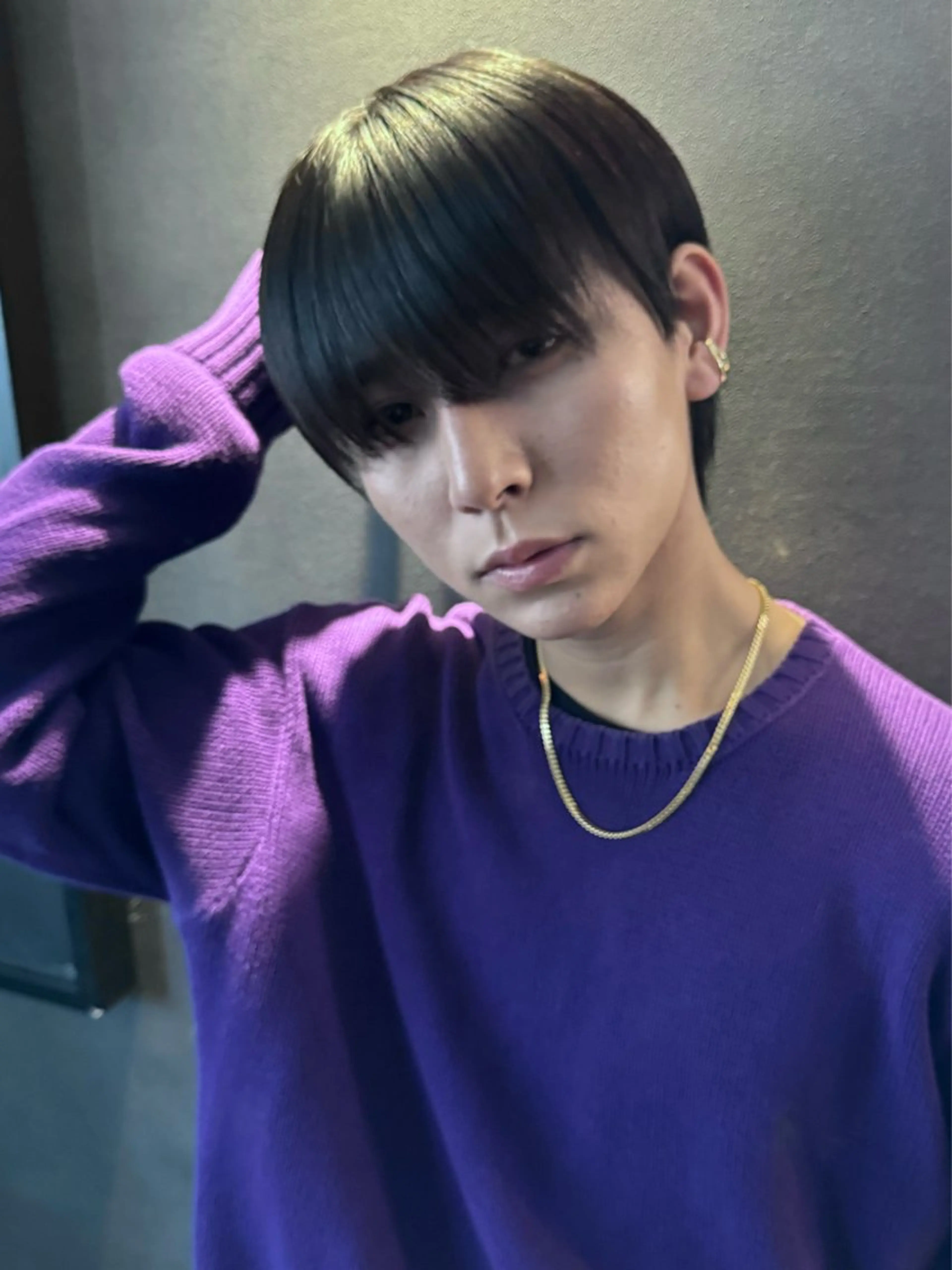 ショート excia渋谷所属・曲がる縮毛矯正 センターパート/翼のヘアスタイル