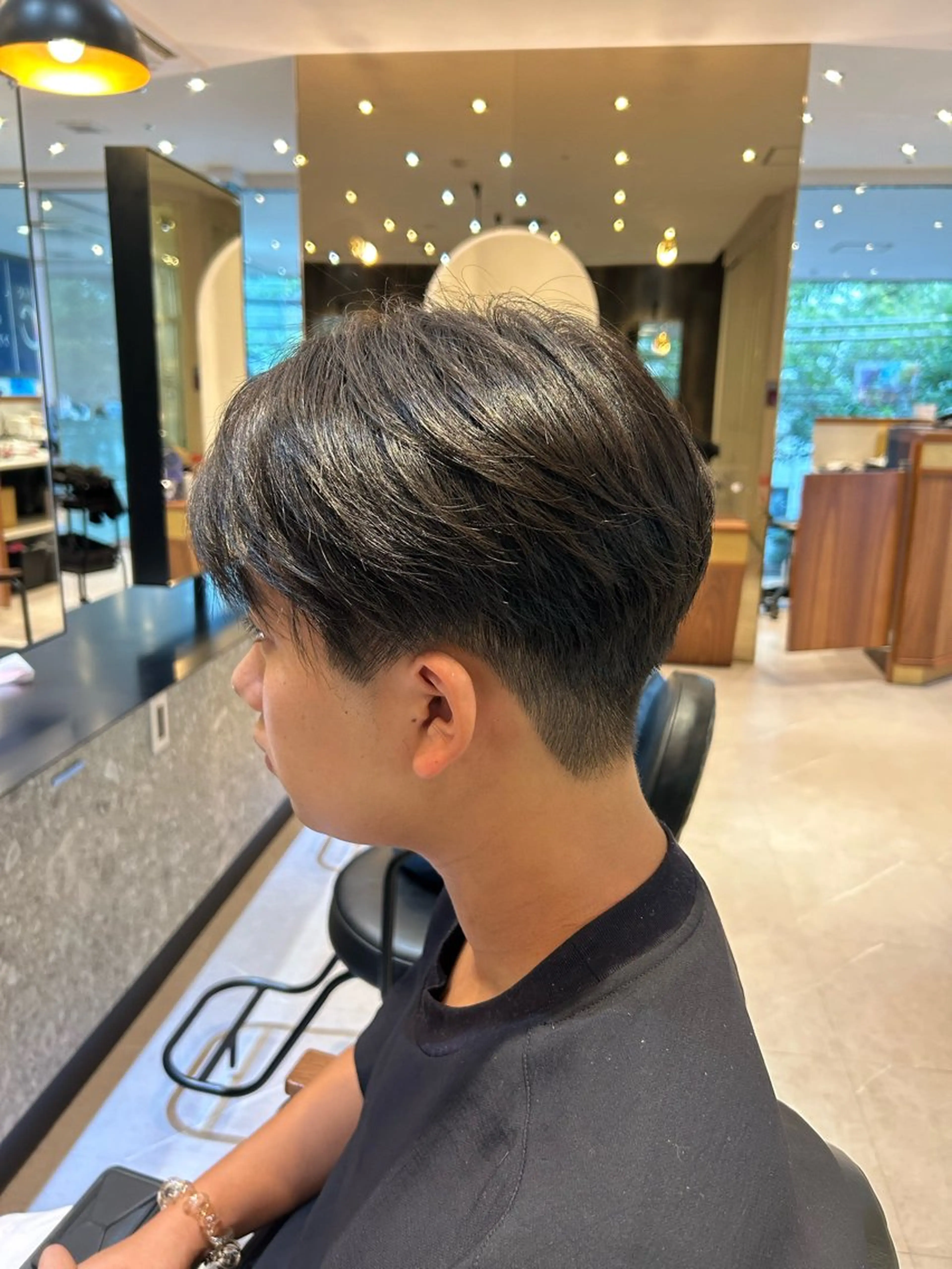 ショート メンズ 縮毛矯正/カット/ 韓国ヘア/蛯原🍤のヘアスタイル