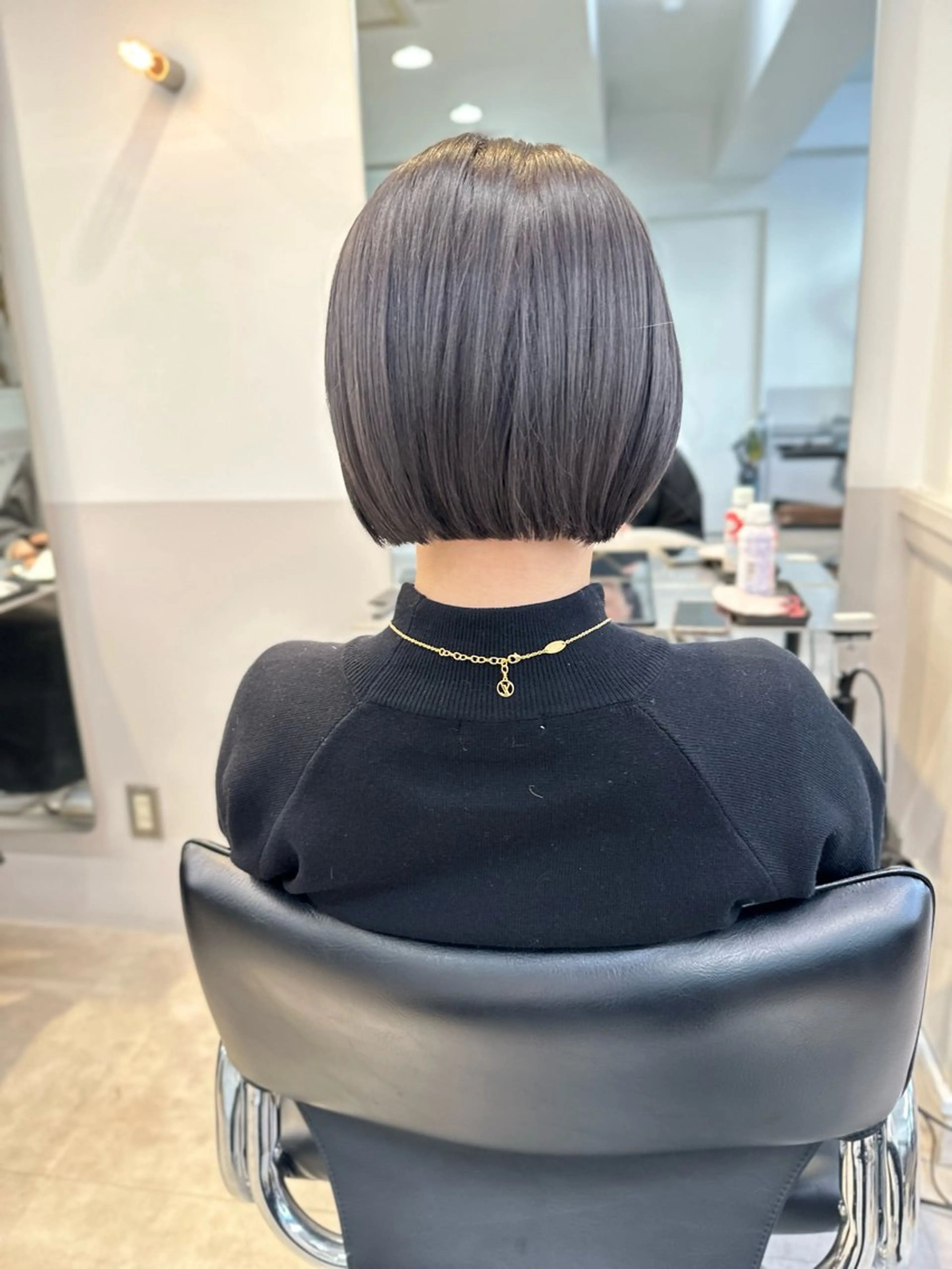ショート 🤍ショートボブ 🤍NANAMI🤍のヘアスタイル